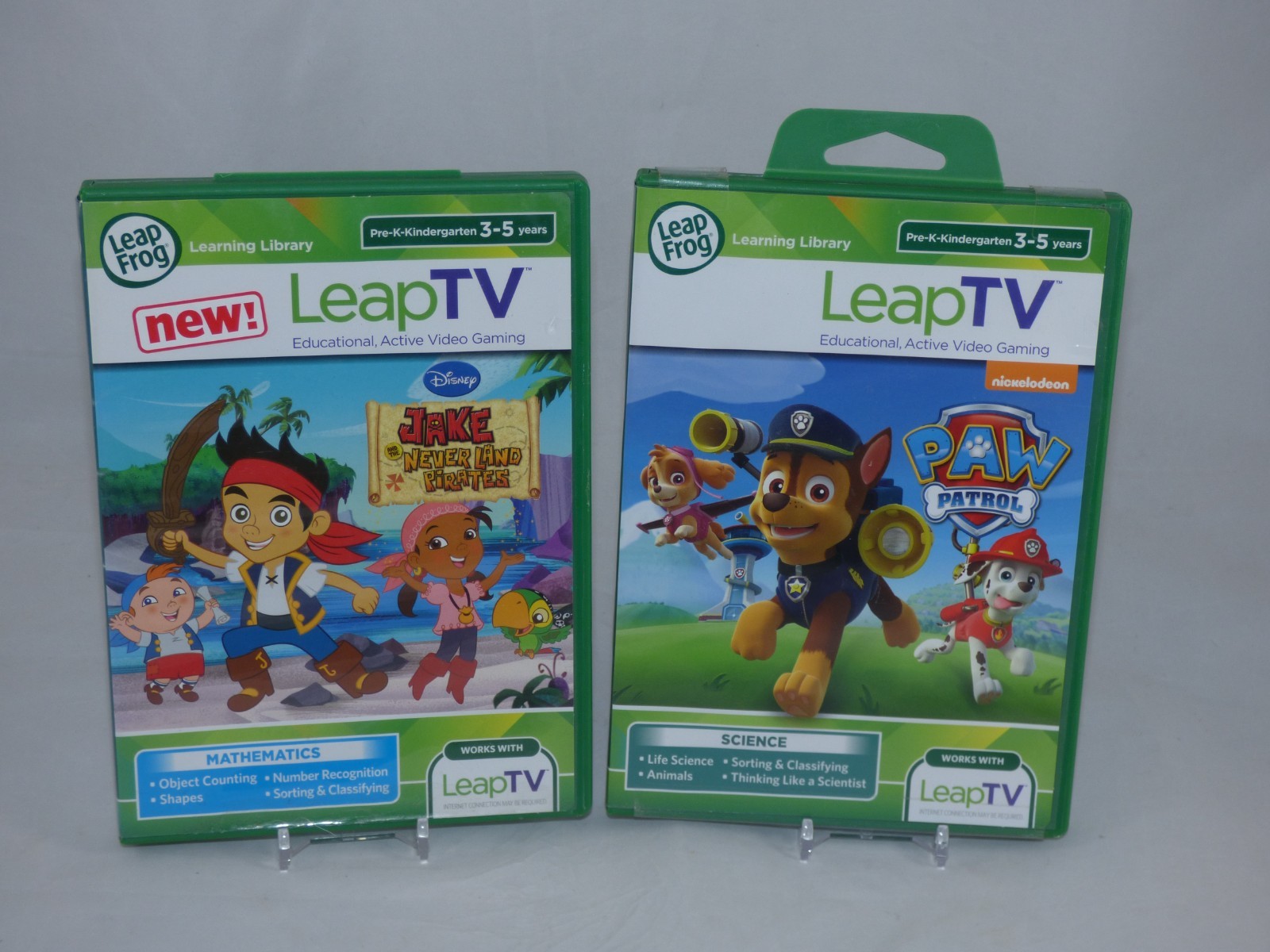 Lot Of 2 Leap Frog Leap TV Paw Patrol/Disney Jake & Neverland Pirates – 1 SEALED