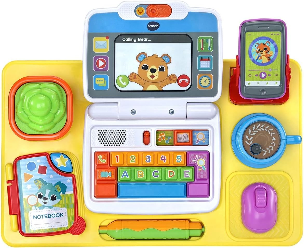 VTech Little CEO Learning Desk Toddler Activity Center Numbers, Letters & Music