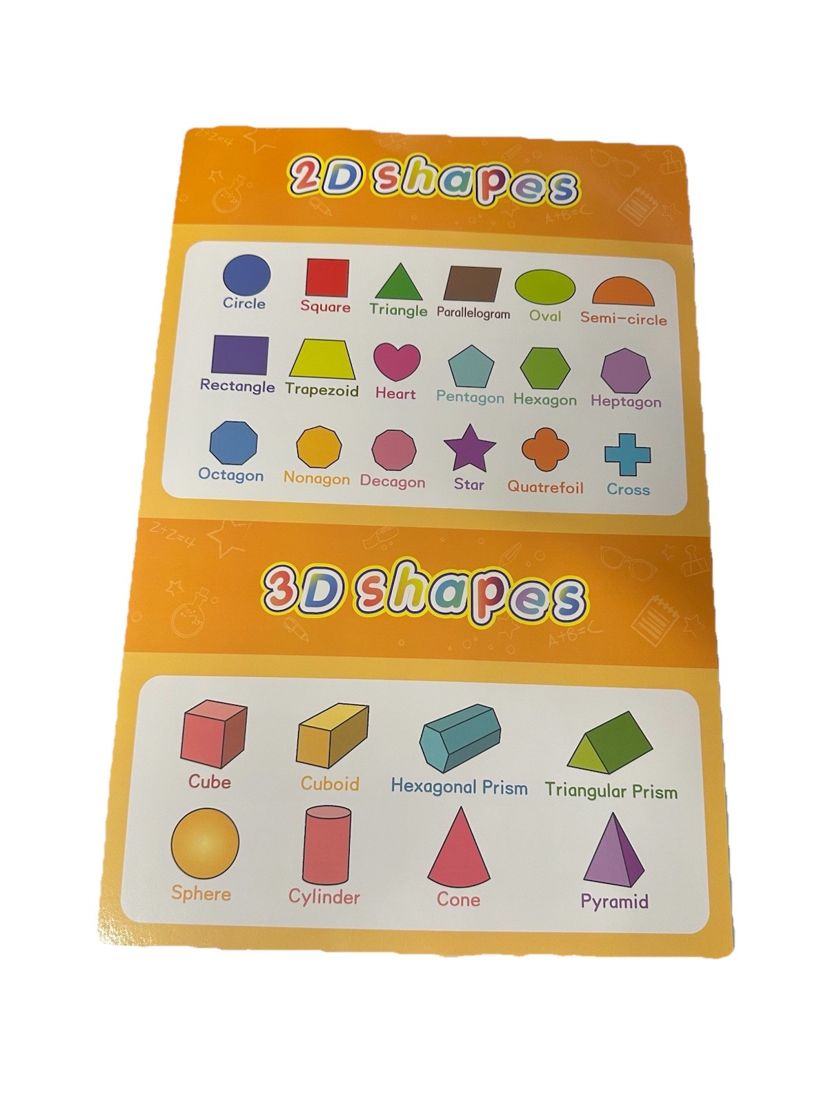 16PCS Educational Preschool Posters Toddlers Kids Perfect for Classroom Teach