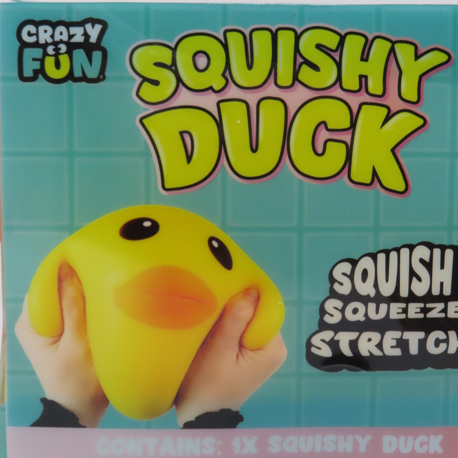 Crazy Fun Jumbo Squishy Duck Squeezy Sensory Toy Viral RMS New Sealed