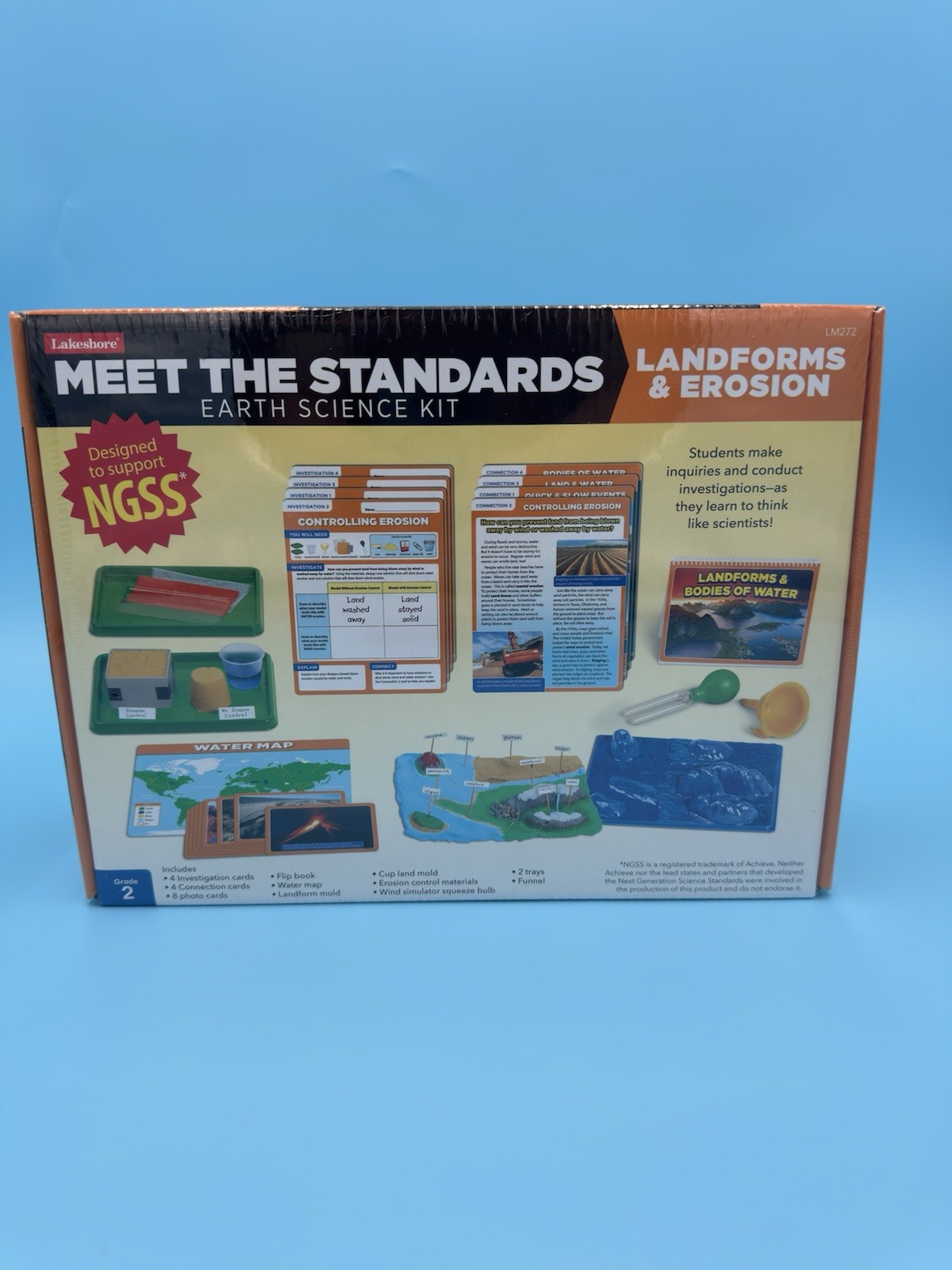 Lakeshore Meet The Standards Earth Science Kit Landforms And Erosion-LM272 New!!