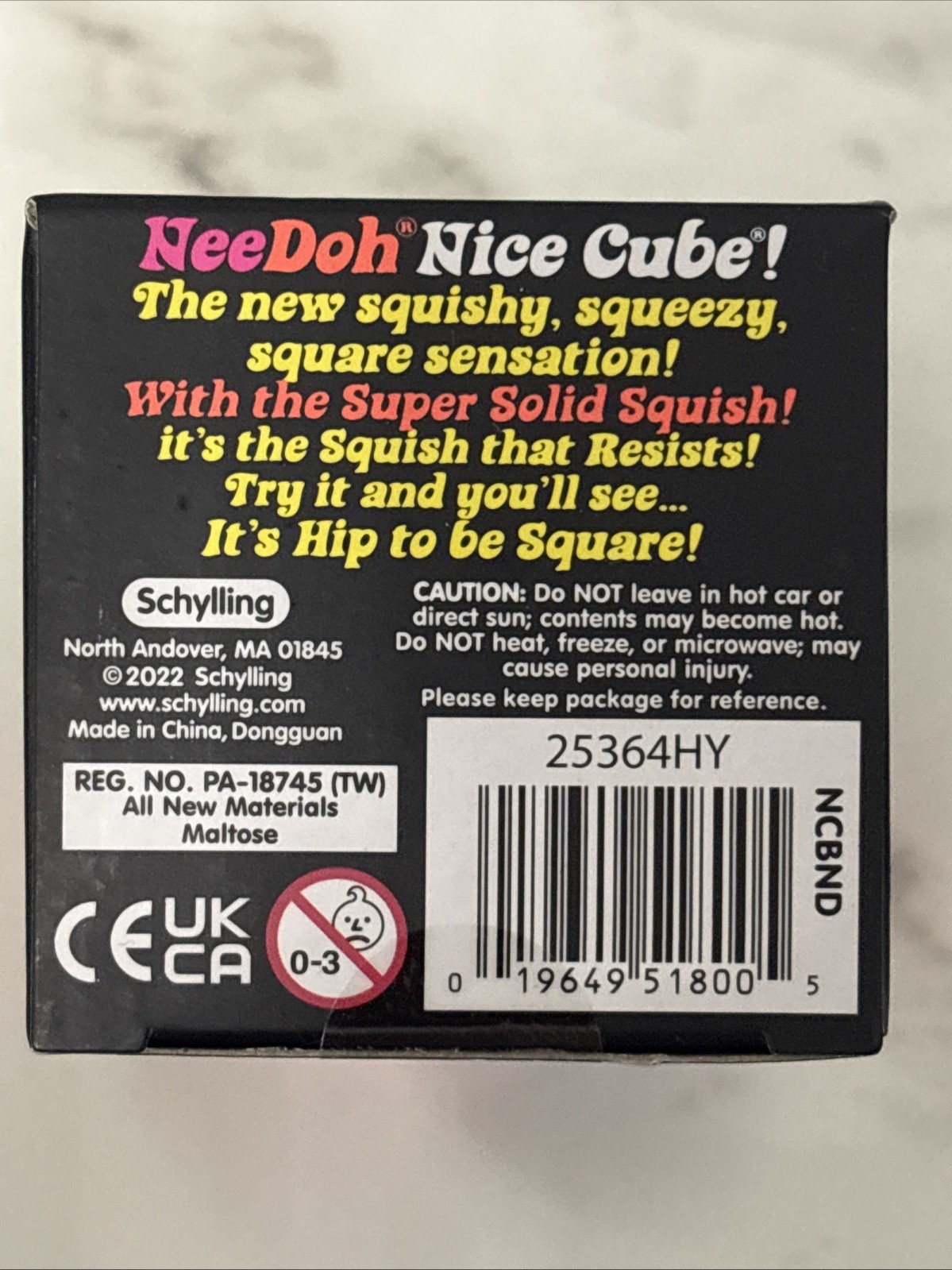 Nice Cube NeeDoh Purple Ice Super Solid Squish Authentic NEW 🟣🟣