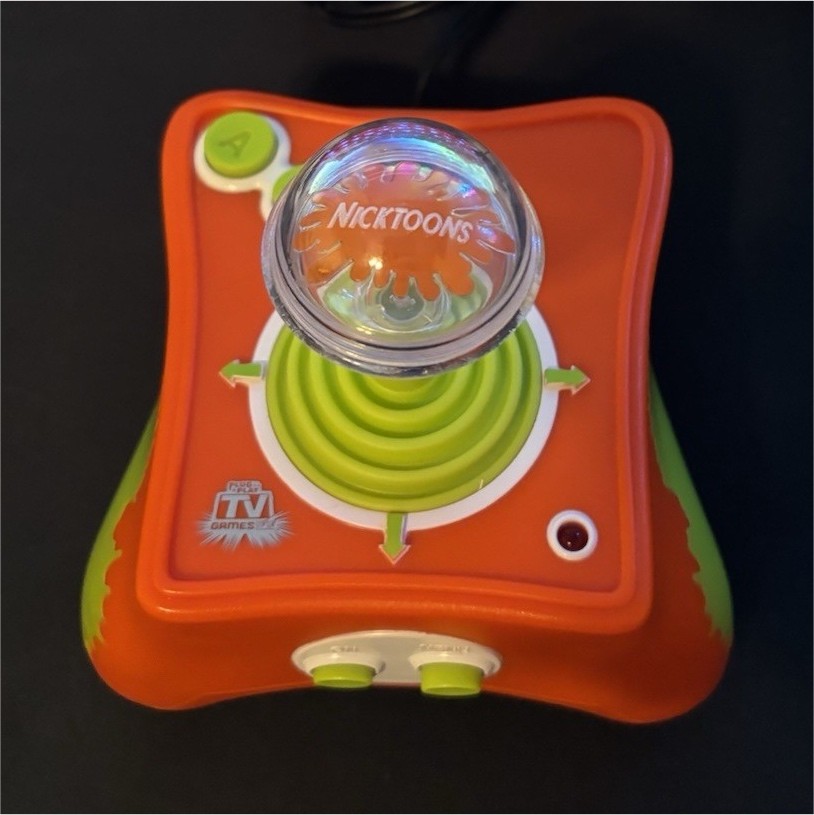 Jakks Pacific Plug It In & Play TV Games Nicktoons Orange Controller 2005