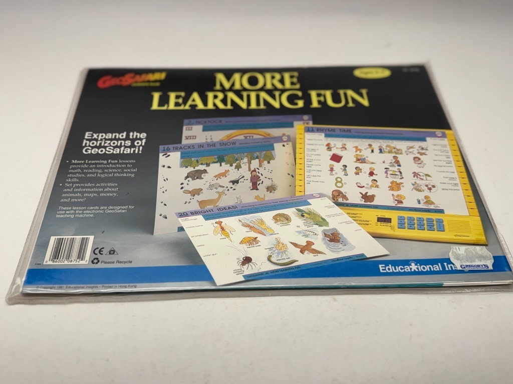 GeoSafari Learning System More Learning Fun 10 Cards 20 Lessons 8752 WOW