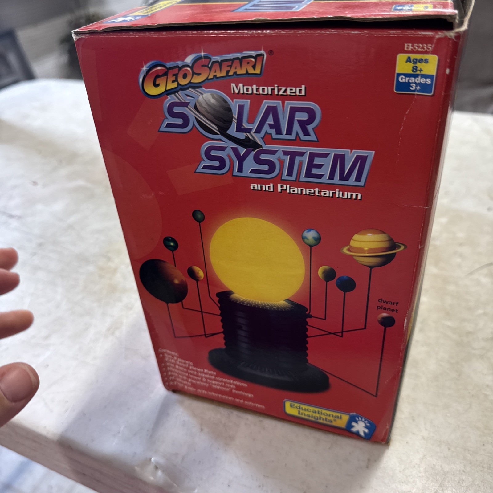 Educational Insights GeoSafari Motorized Solar System Project A Star Show WORKS