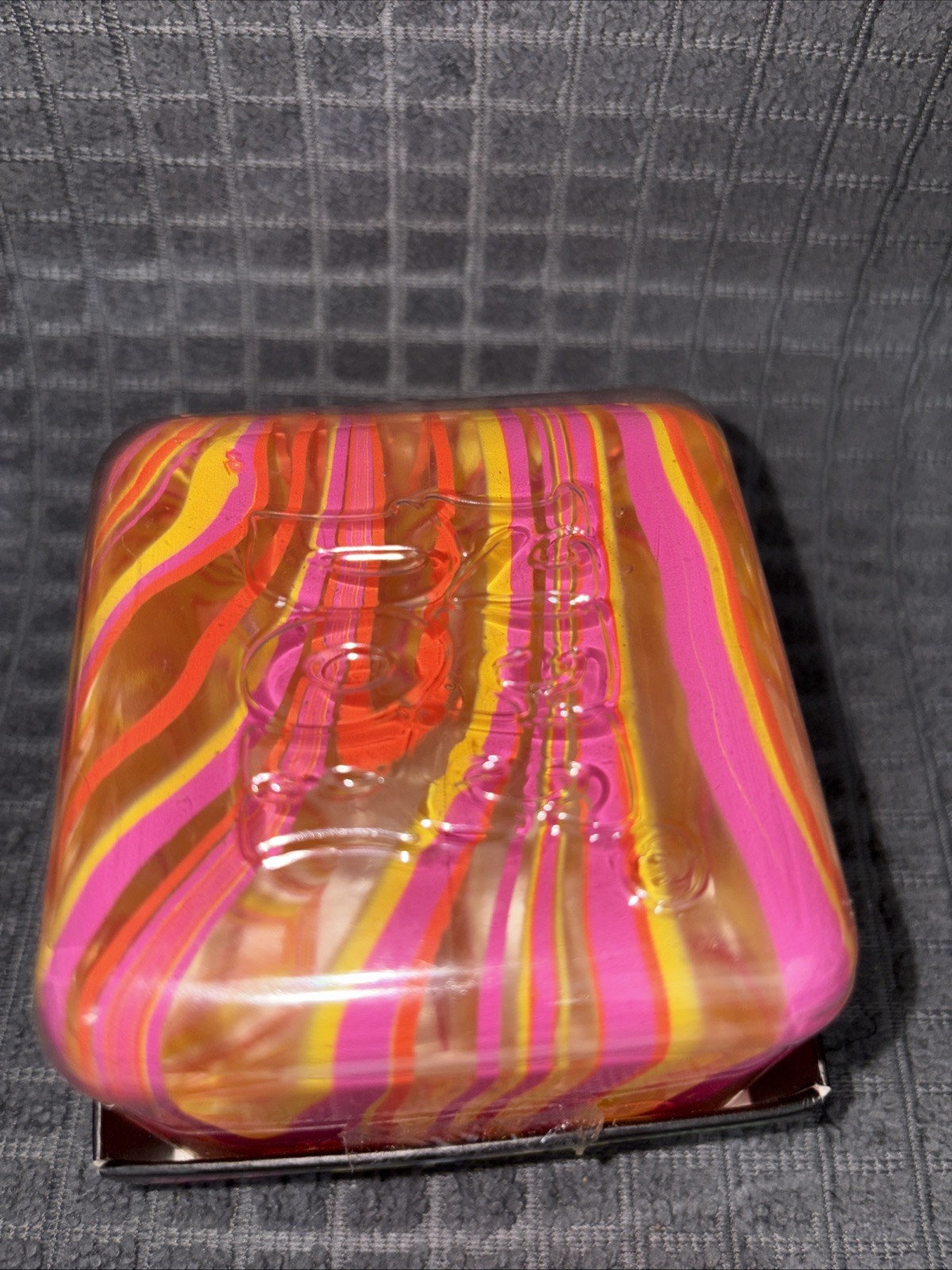 NeeDoh NICE BERG SWIRL – ORANGE PINK YELLOW – Huge Jumbo – SEALED / BRAND NEW‼️