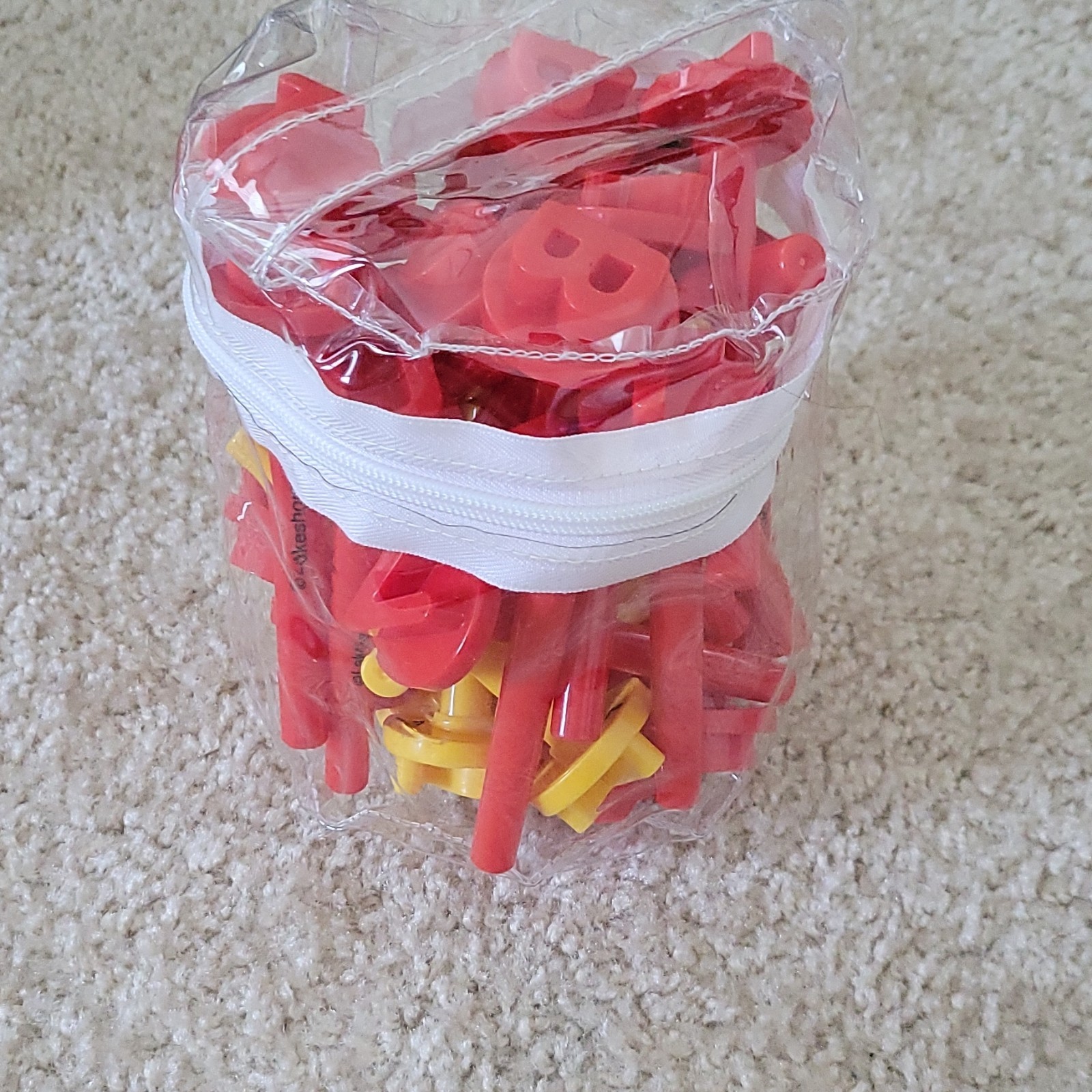 Learning Resources Alphabet Letter Construction Set Red & Yellow Toy 3-7 Years