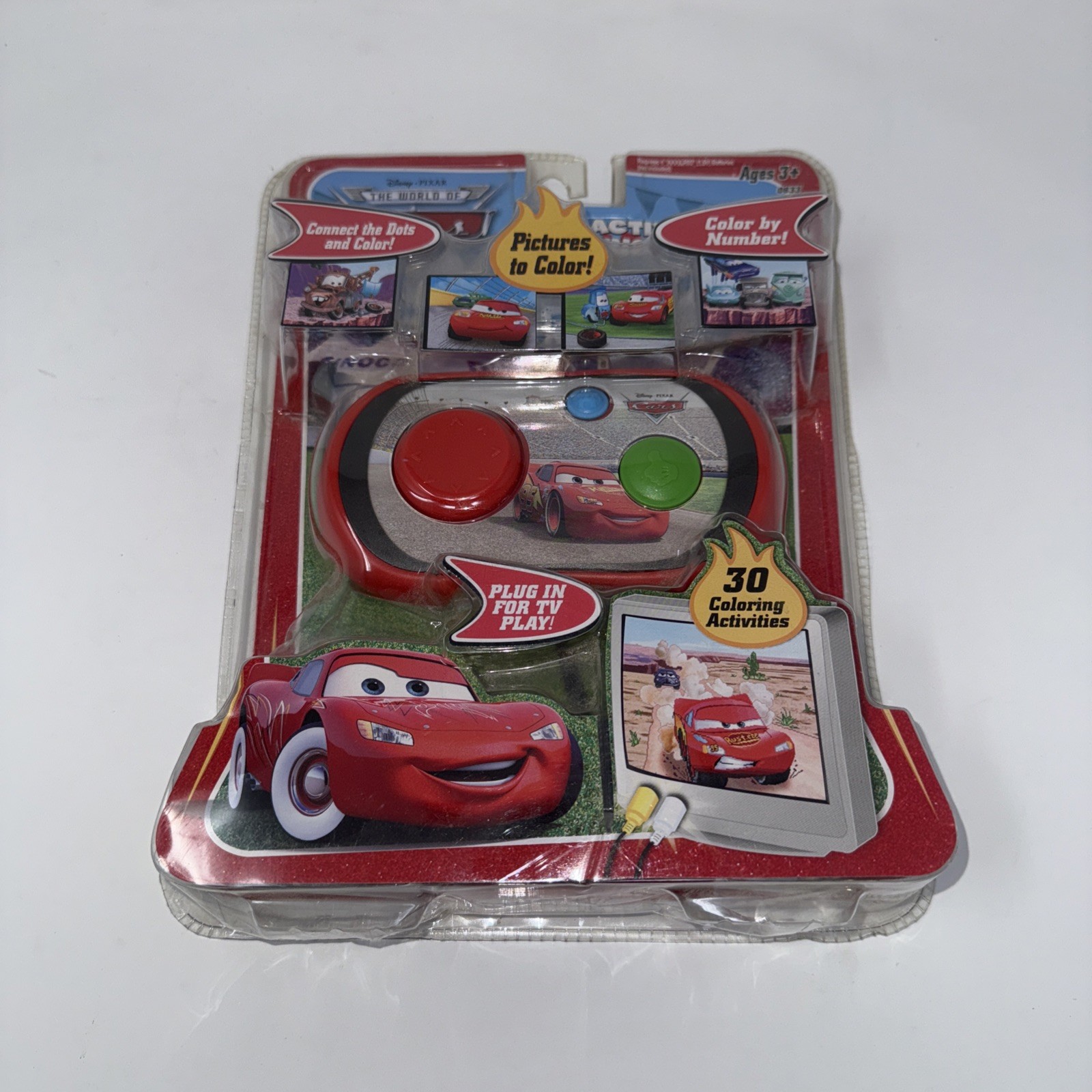 Disney Pixar Cars Interactive Coloring Book Electronic TV Learning System Ages
