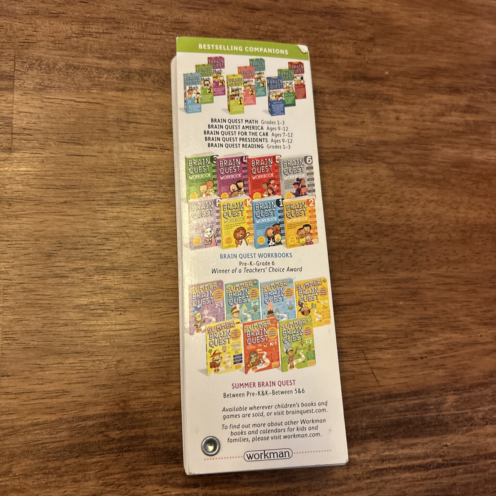 Brain Quest 5th Grade Deck 2