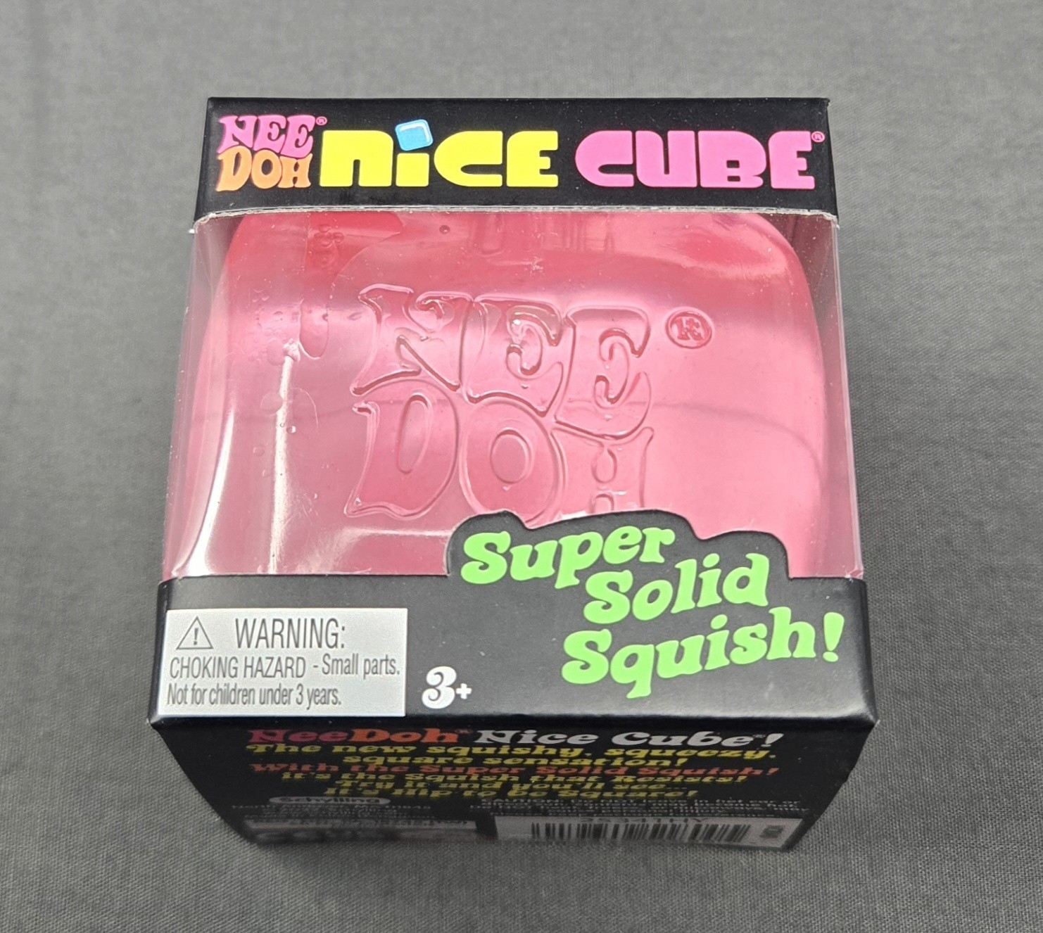 Nee Doh Nice Cube Super Solid Squish (Lot of 10) Blue Purple Pink – NEW