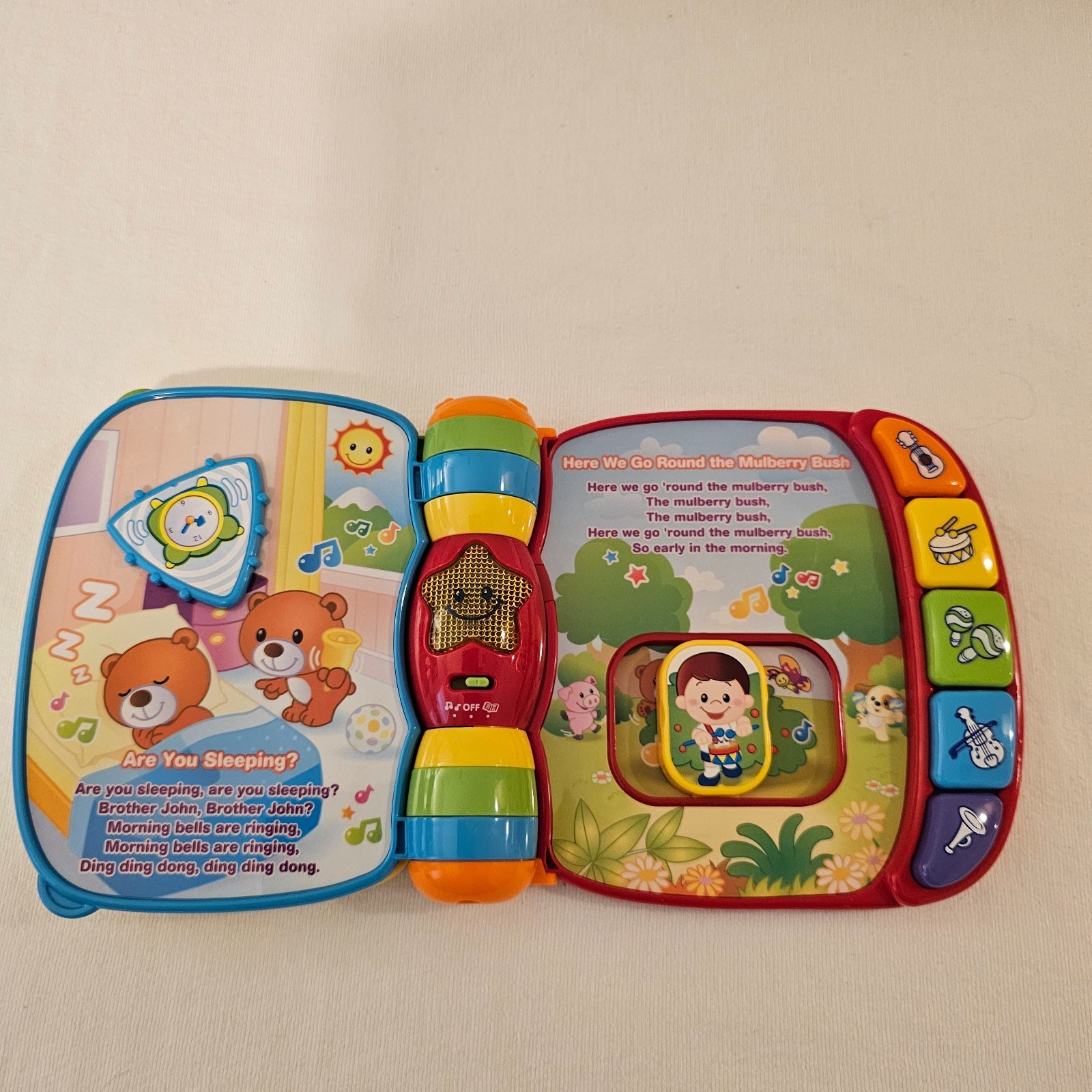 Vtech Musical Rhymes Book ages 6 to 36 months