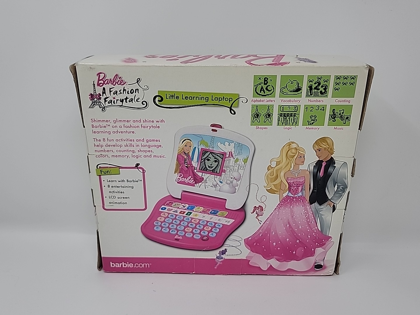 Barbie A Fashion Fairytale Little Learning Laptop. Read Untested