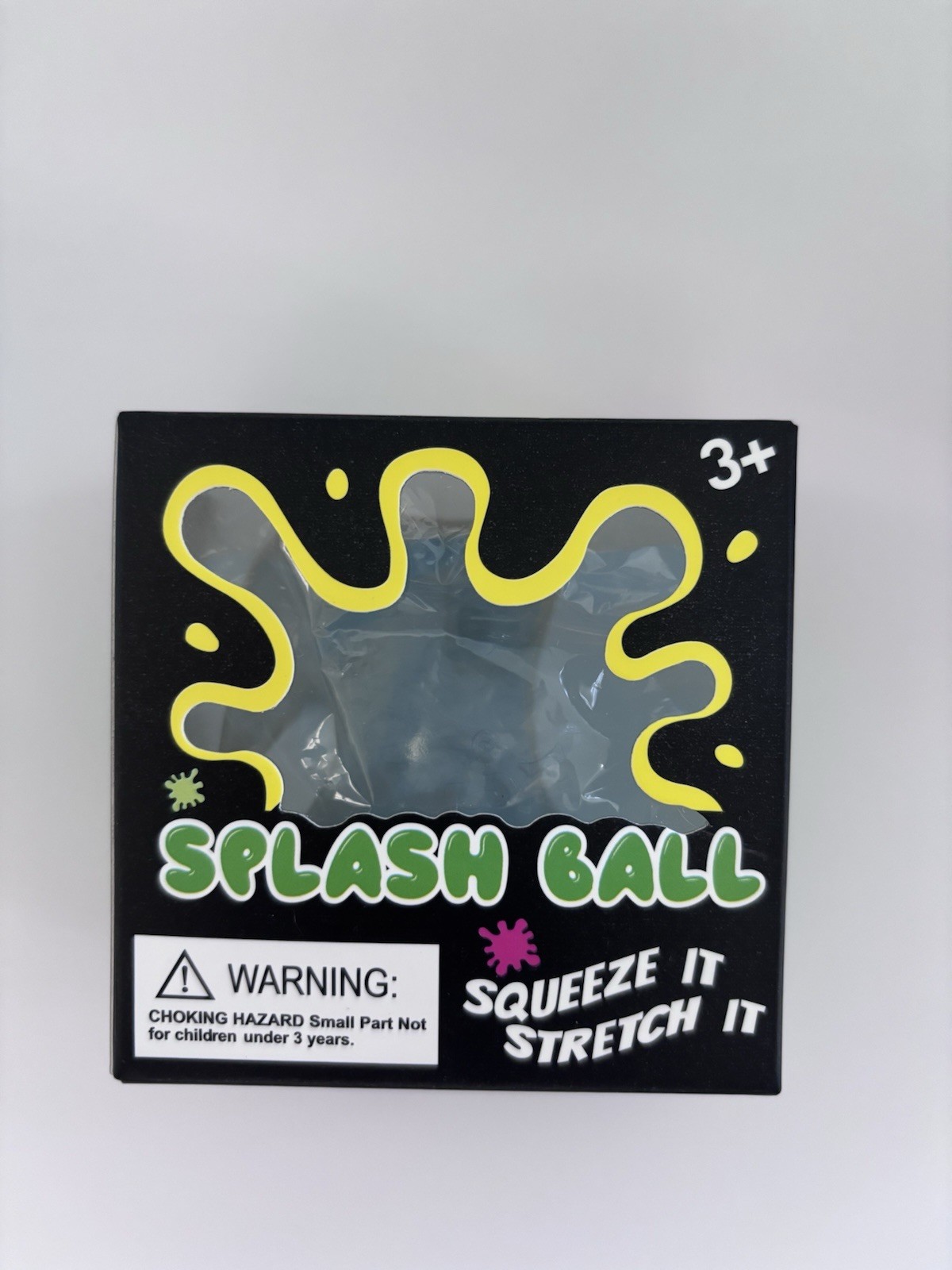 Splash Ball Squishy Squeeze Stretch Tactile Toy, Blue, Ages 3+