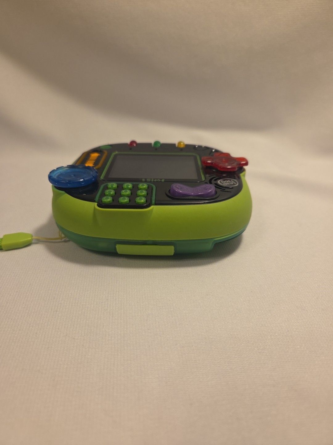 LeapFrog Rockit Twist Green Button Control Handheld Learning Game System WORKS