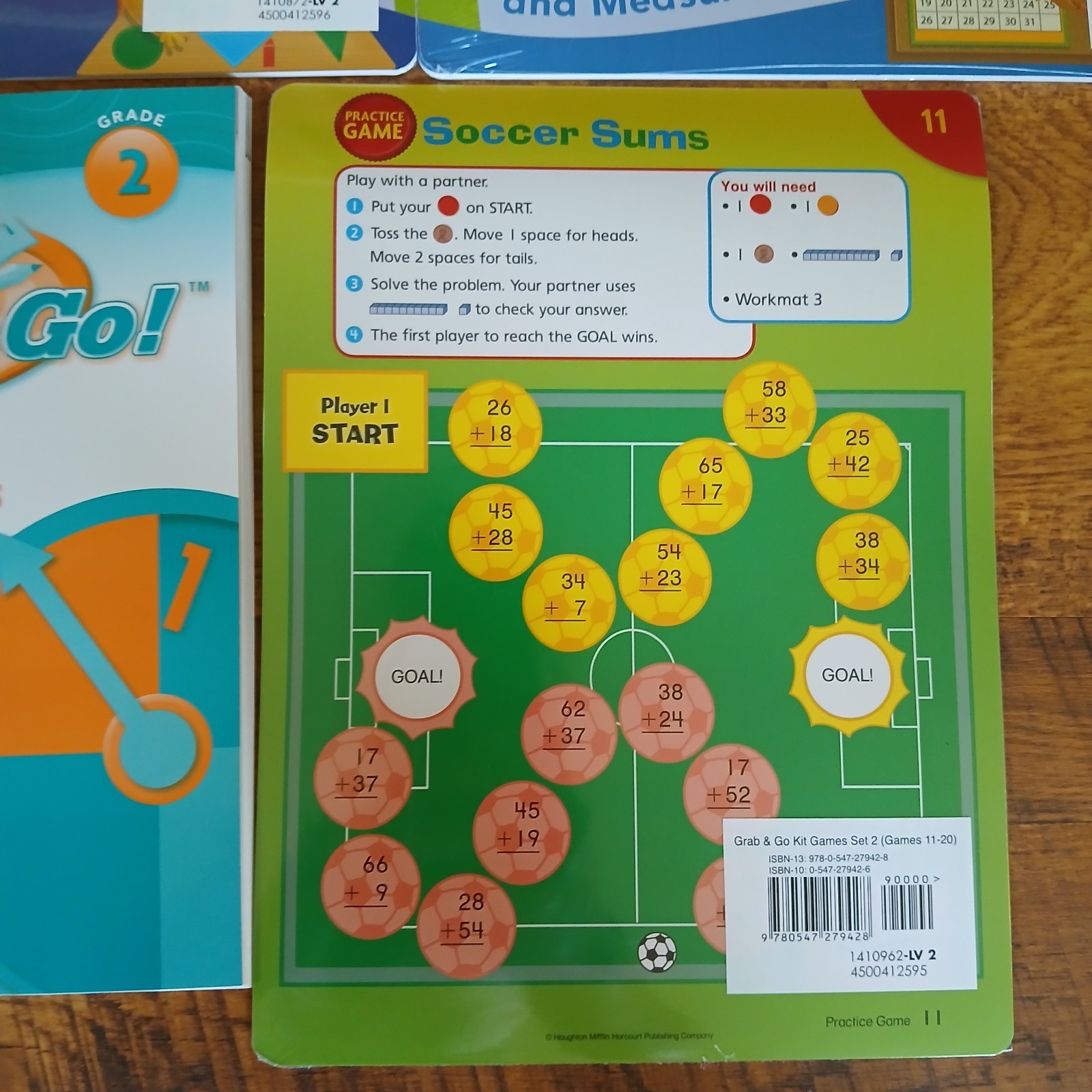 HMH Go Math! Grab & Go Differentiated Centers Kit Grade 2 Teacher Resource NEW