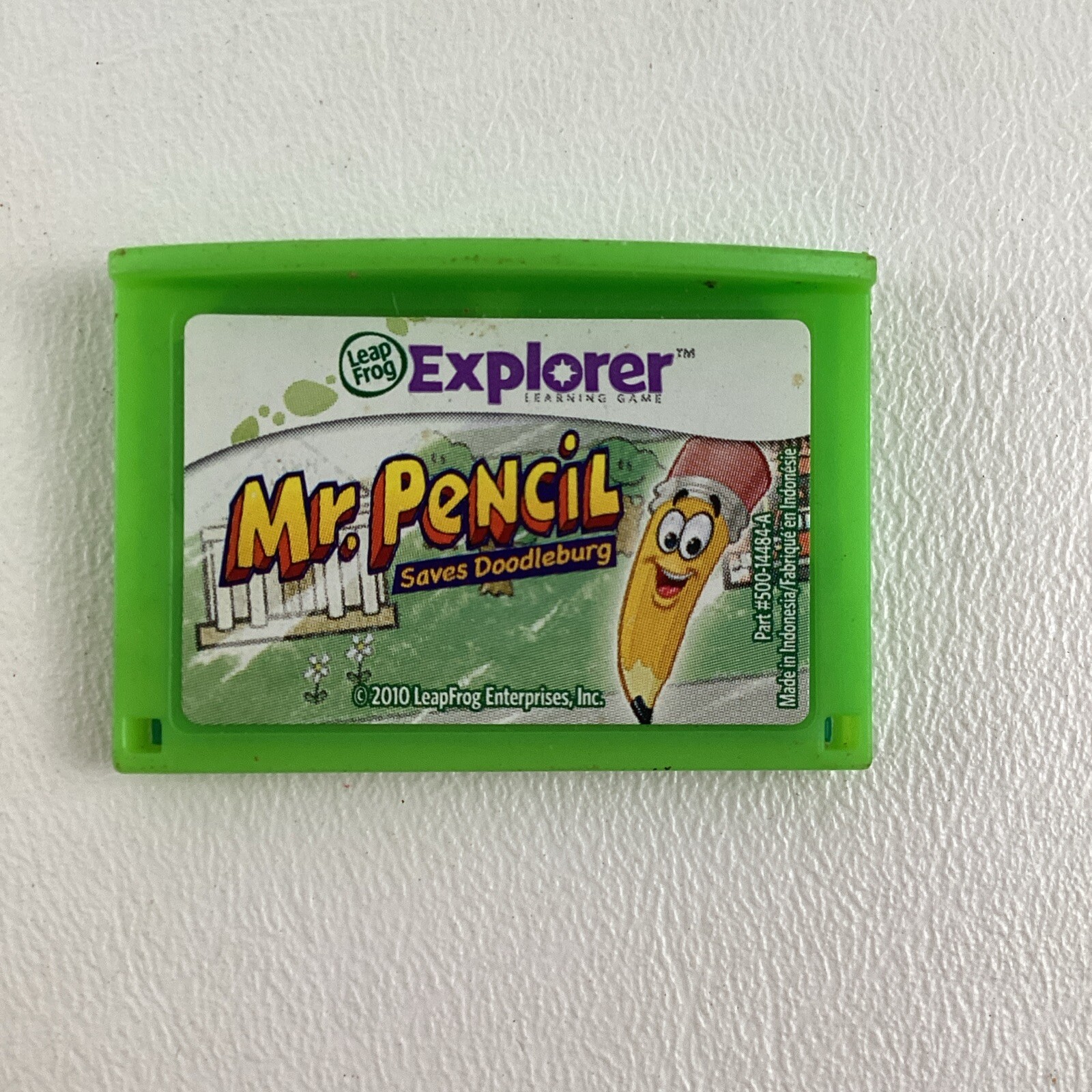 Leap Frog Explorer Game Cartridge Mr. Pencil Saves Doodleburg Learning Game 2010