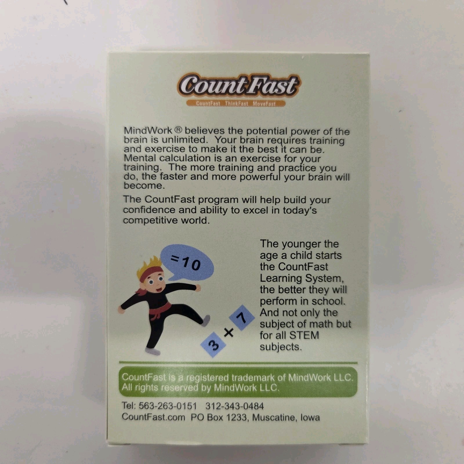 Count Fast Math Learning System Concept of (1-12) Set Lot of 5, Teaching, New
