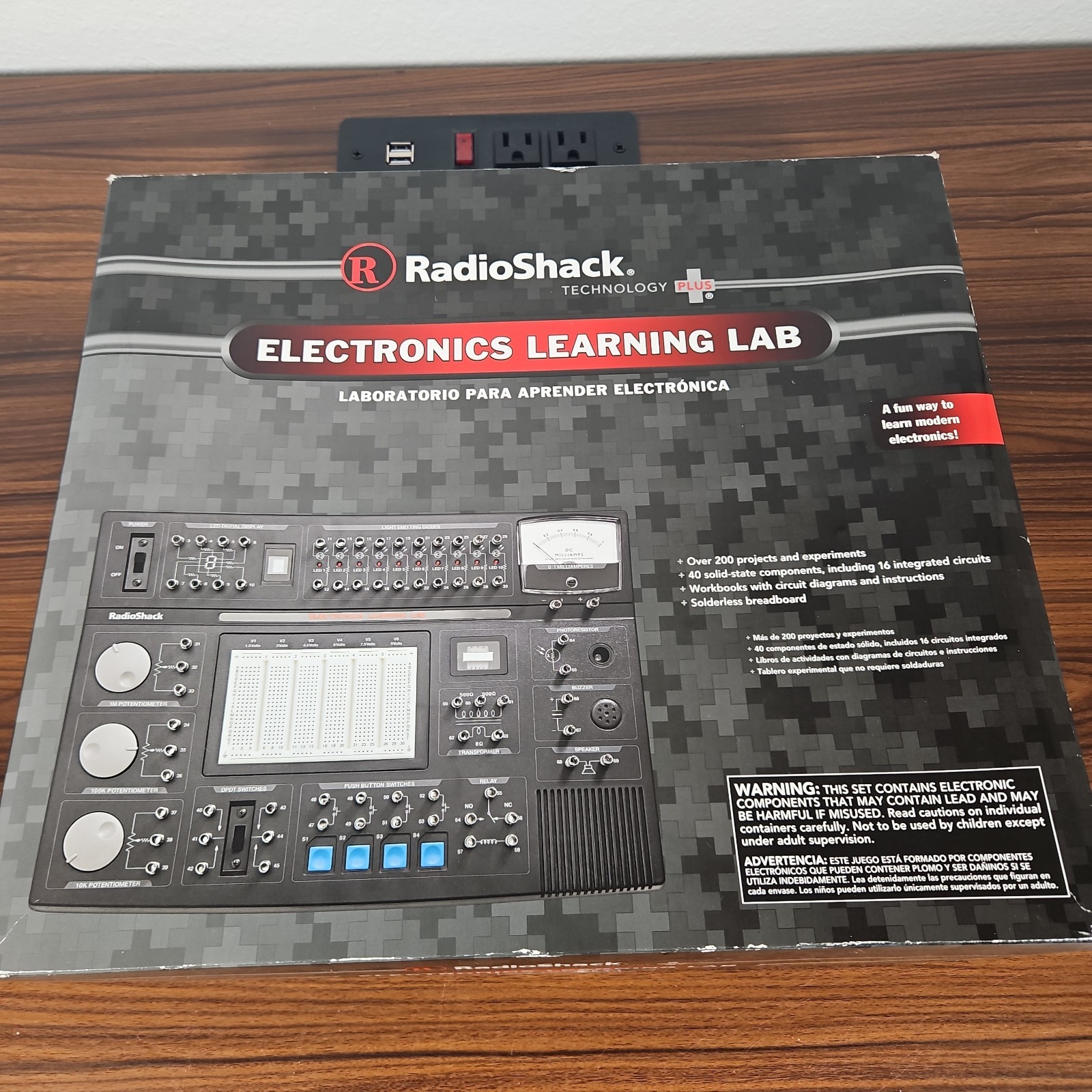 Radio Shack Technology Plus Electronics Learning Lab 28-027 Board Only