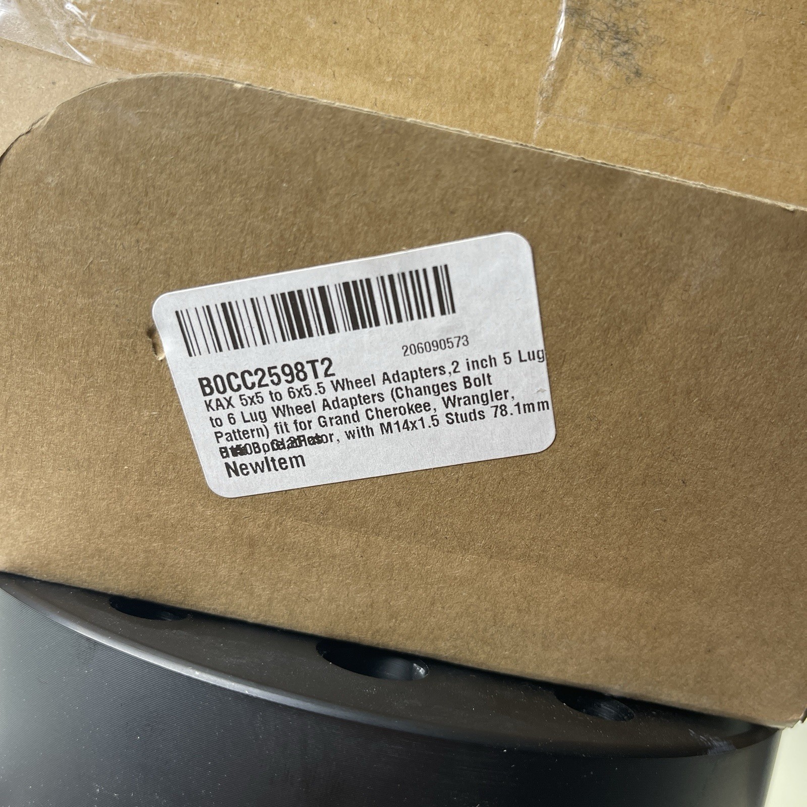 KAX 5×5 to 6×5.5 Wheel Adapters,2 inch 5 Lug to 6 Lug Centric Wheel Adapters