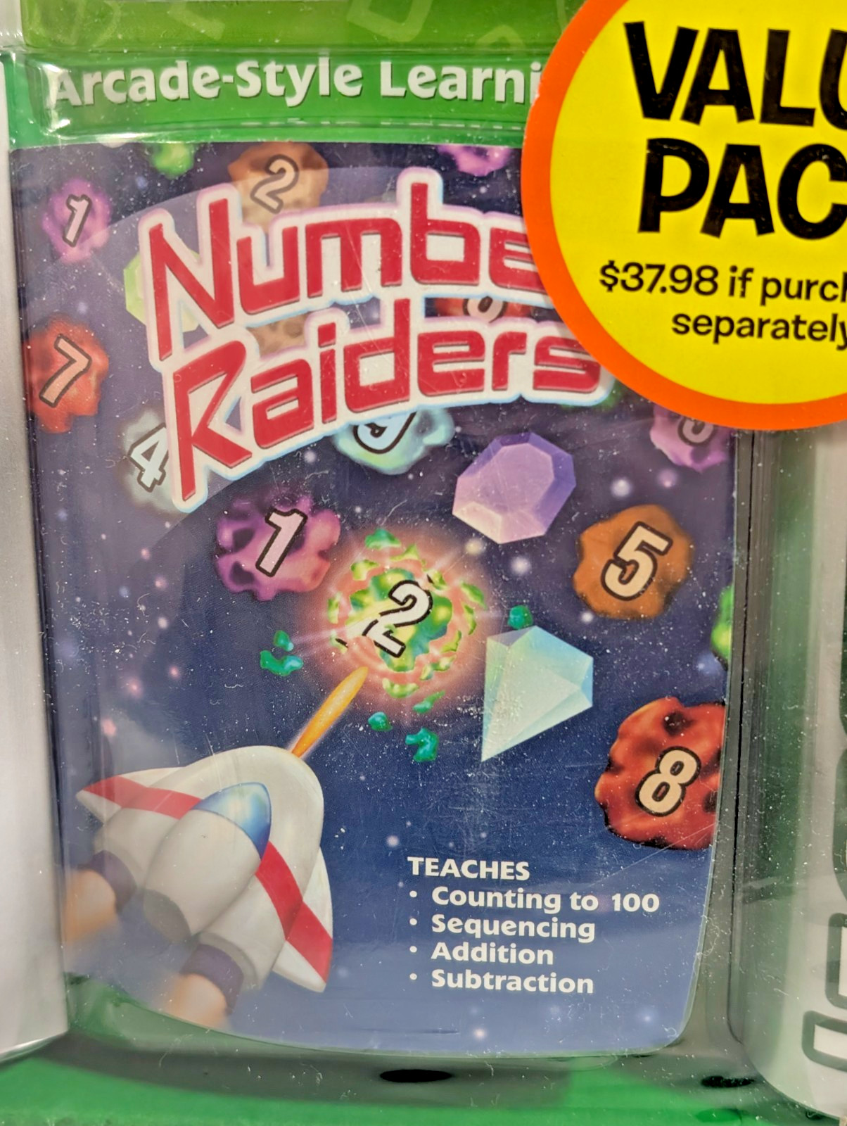 Leap Frog Leapster Learning Game System Number Raiders Scooby Doo Spooky Snacks!