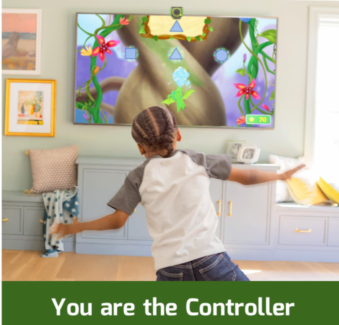 Leap Move Active Learning Video Game System 25 Games Kids Ages 4–7