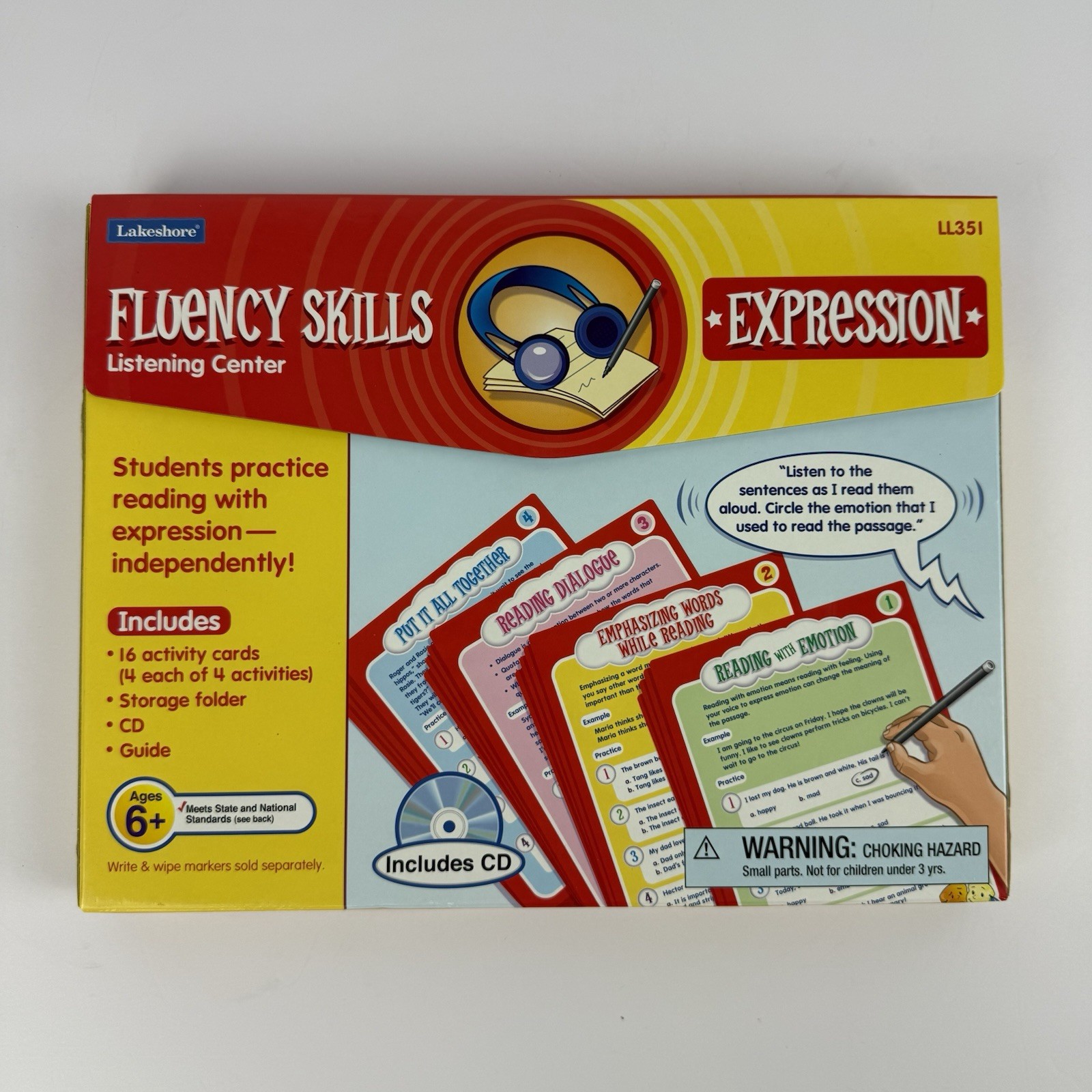 Lakeshore Learning Center Fluency Skills Expression Age 6+ LL351 Home School
