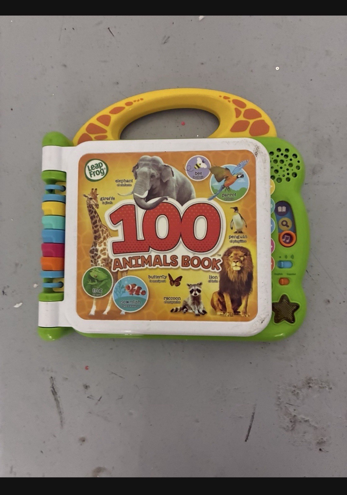 LeapFrog 100 Animals Book Electronic Learning System for Ages 18 Months Up