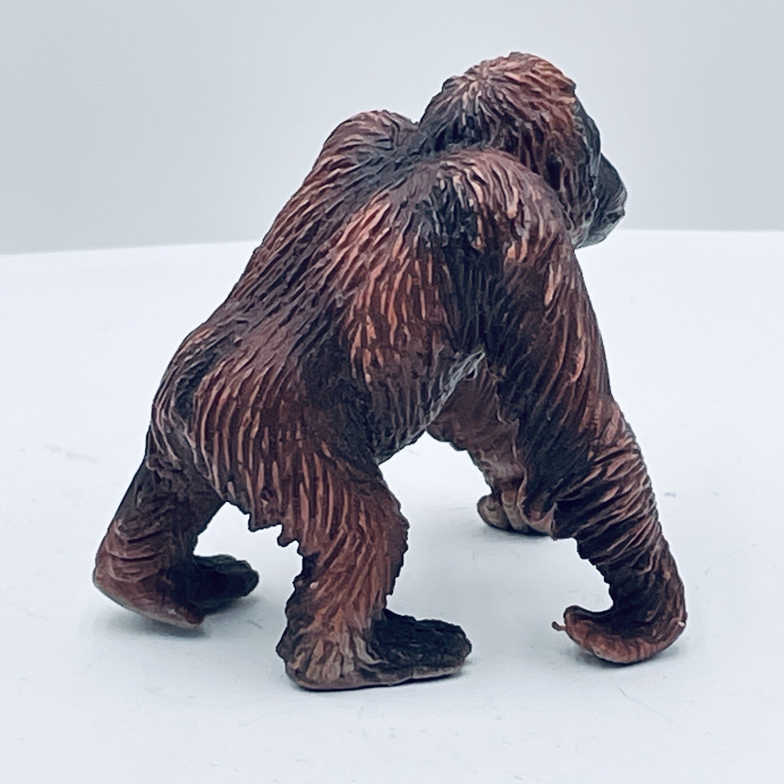 VTG Rubber Hard Plastic GORILLA ORANGUTAN Toy Figure Zoo Wild Animal Safari LOT