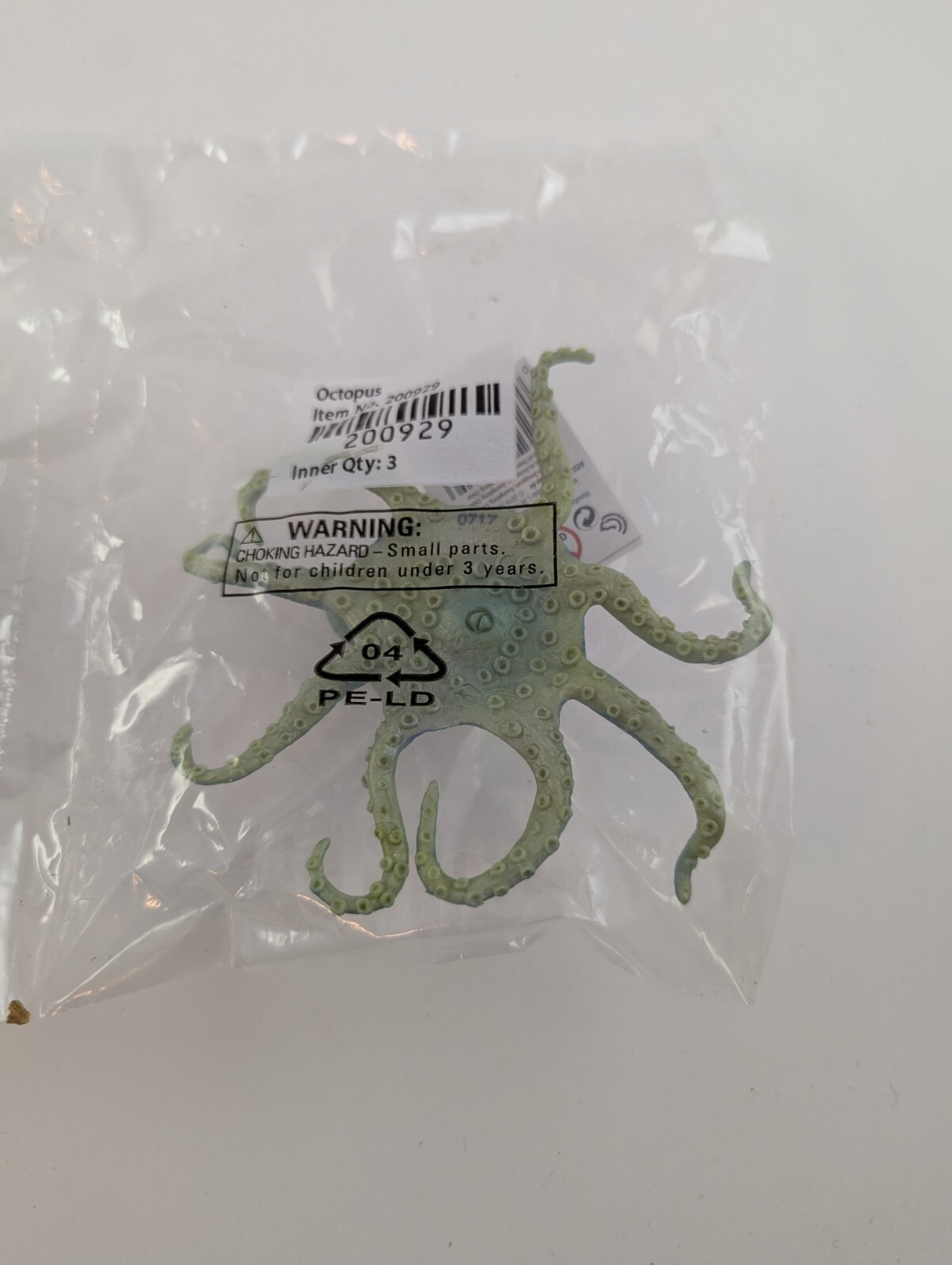 Lot Of 3 Safari Ltd. Octopus Figurine – Realistic 5″ Model Figure – Educational