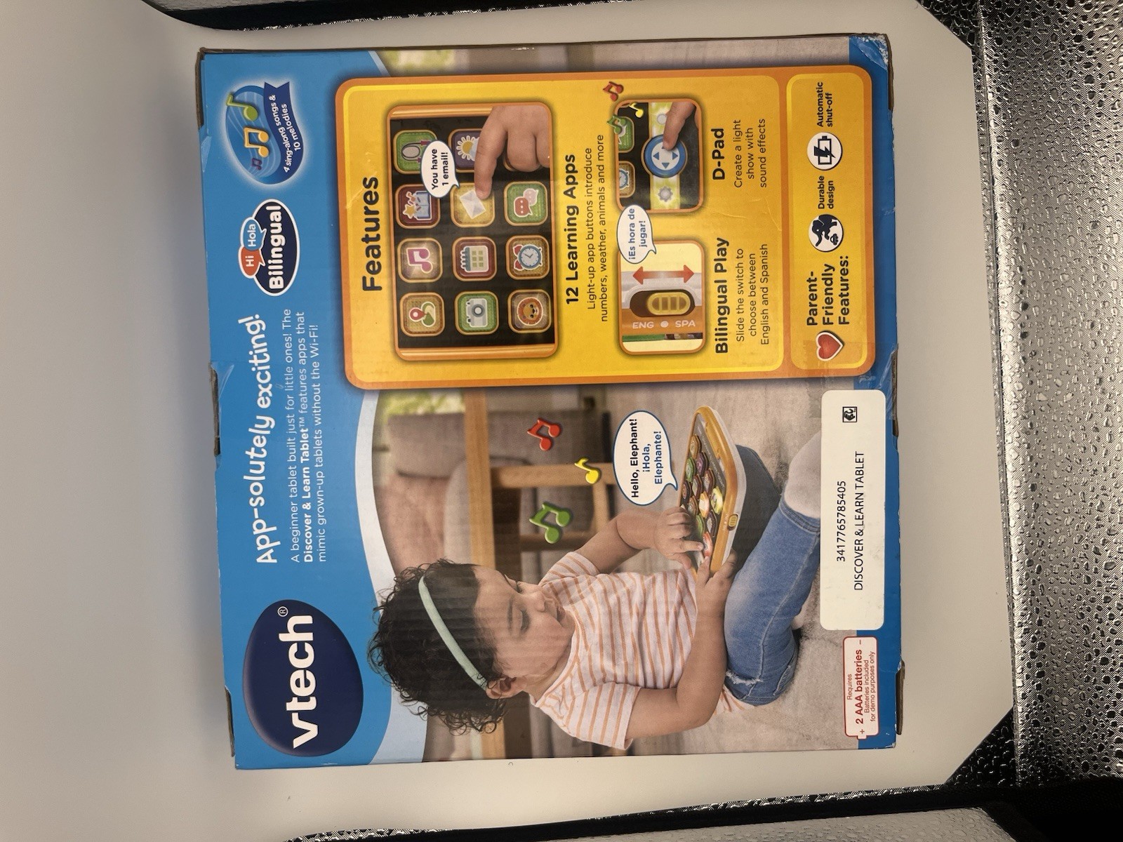 VTech Discover & Learn Tablet Bilingual for Ages 9-36 Months