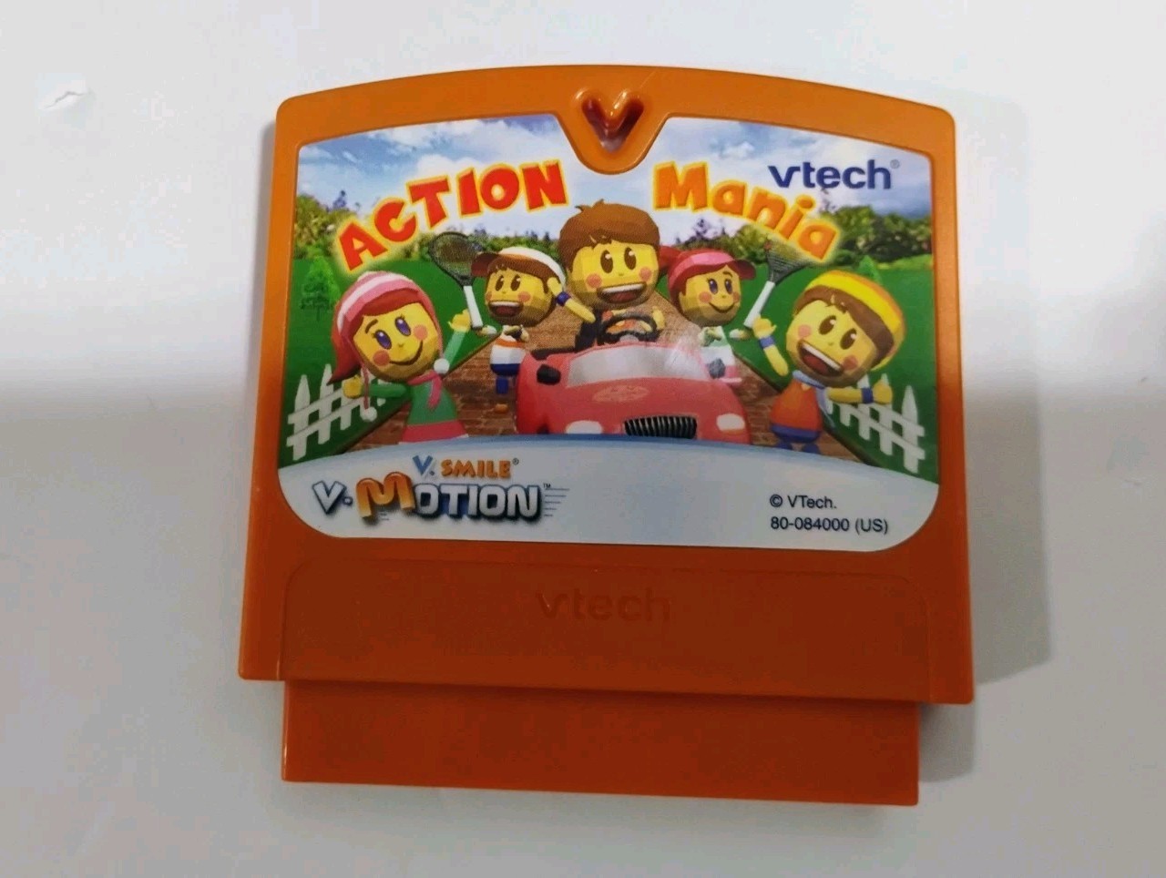 Vintage VTech VSmile V-Motion Active Learning System & Cartridge Set WORKS