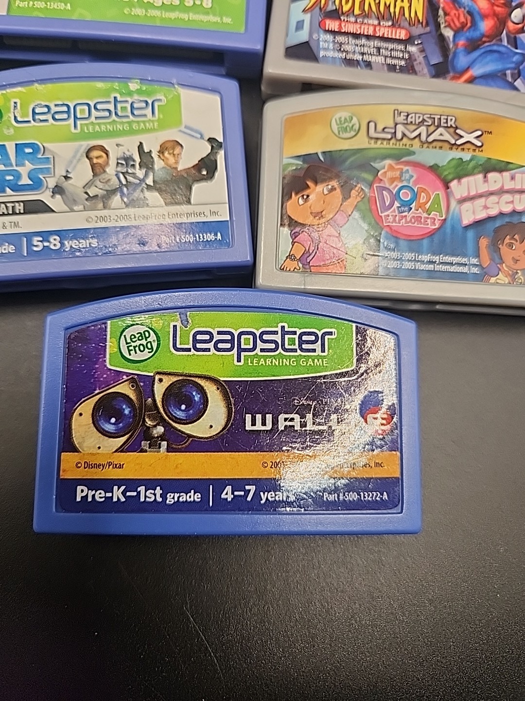 7 Leapfrog Games Spiderman Cars Star Wars Dora