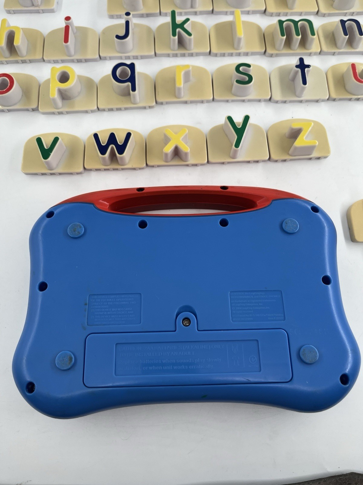 Vintage Leap Frog Word Whammer Fridge Phonics with 25 Alphabet Letters Tested