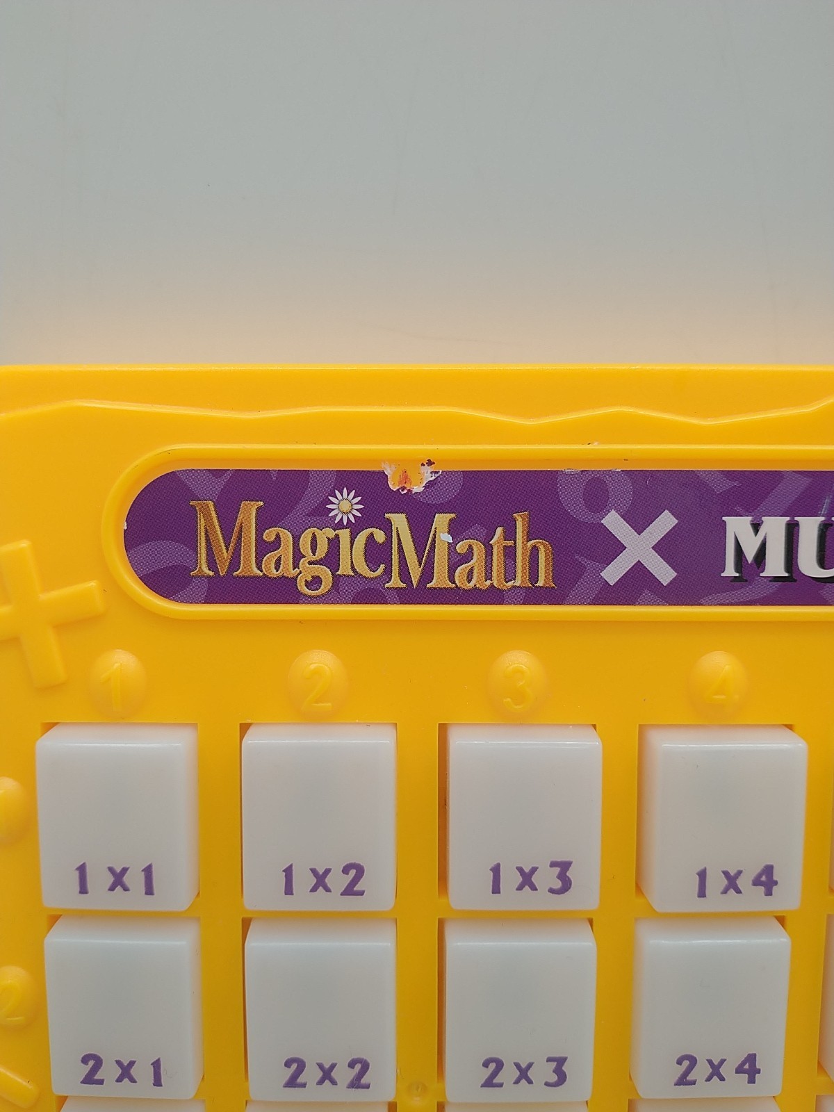 Vtg 2005 Magic Math Multiplication Machine Press and See Educational Homeschool