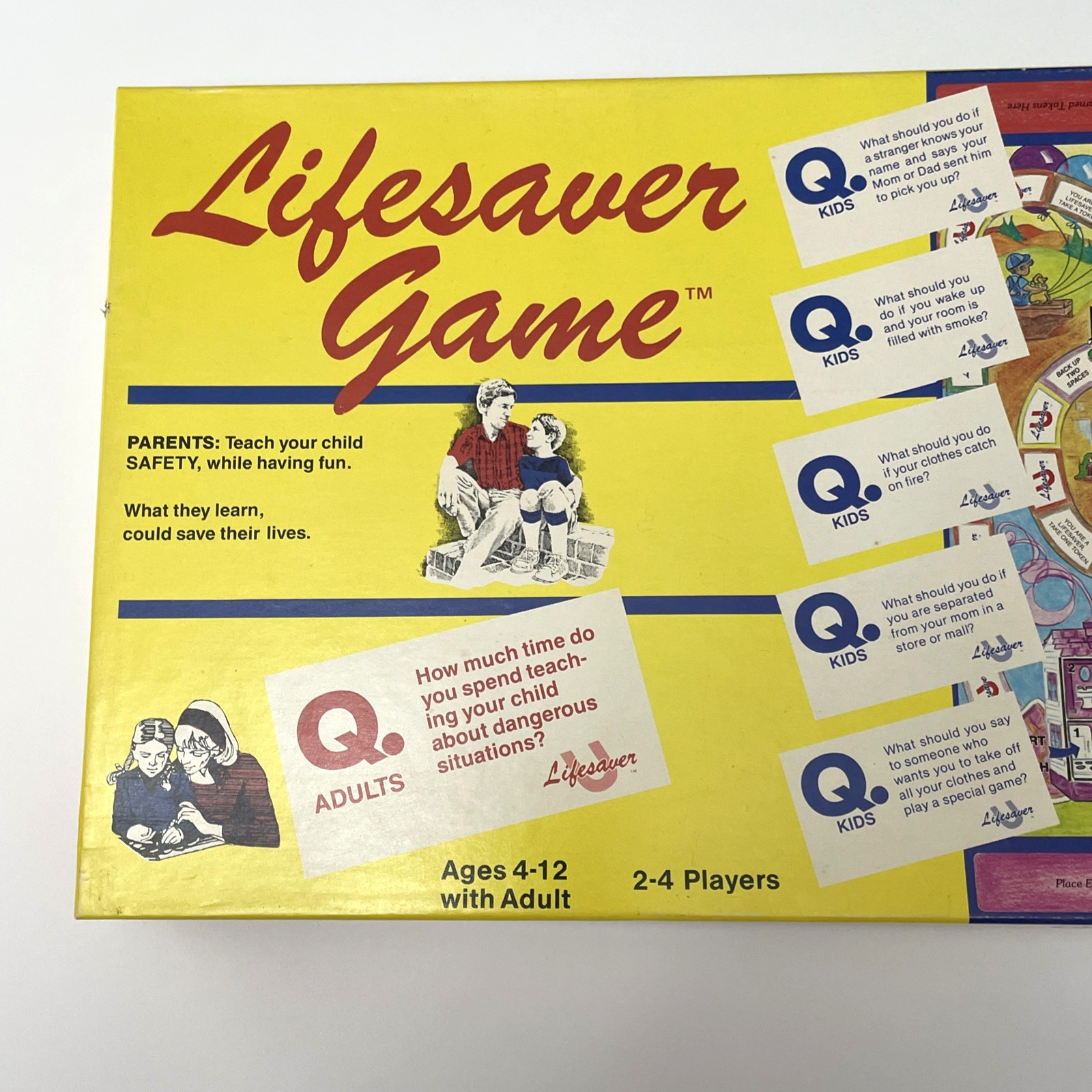 Ungame Lifesaver Game 1985 Parents Teach Your Child Safety Complete