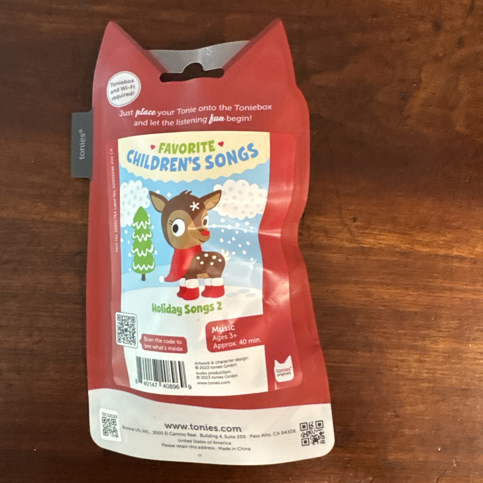 Tonies Favorite Children’s Songs Holiday Songs 2 REINDEER NEW