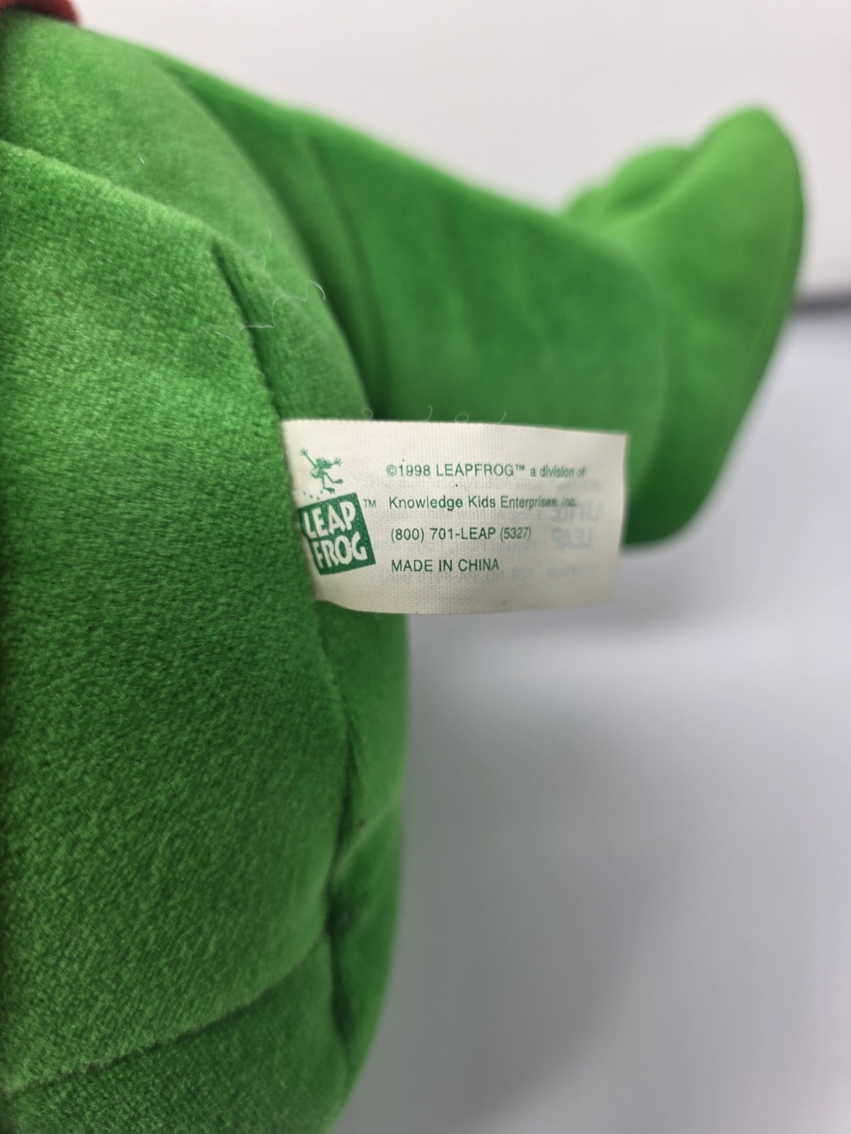 RARE 2001-03 READ & SING LITTLE LEAP INTERACTIVE PLUSH ABC LEARNING TOY 18″ TALL