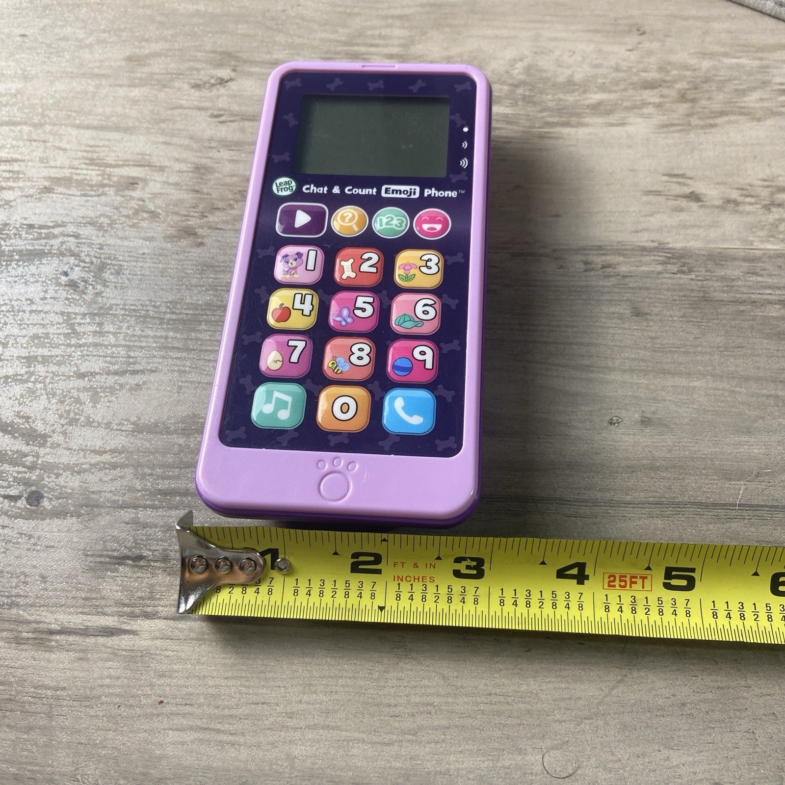 Leap Frog Chat and Count Emoji Phone Purple, Pretend Play, Numbers, Music,
