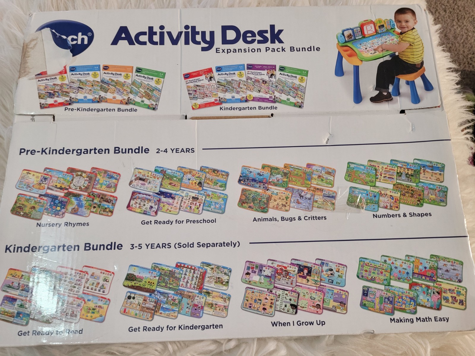 VTech Touch & Learn Activity Desk Expansion Bundle “Missing 1 Page & 2 Exp Pack