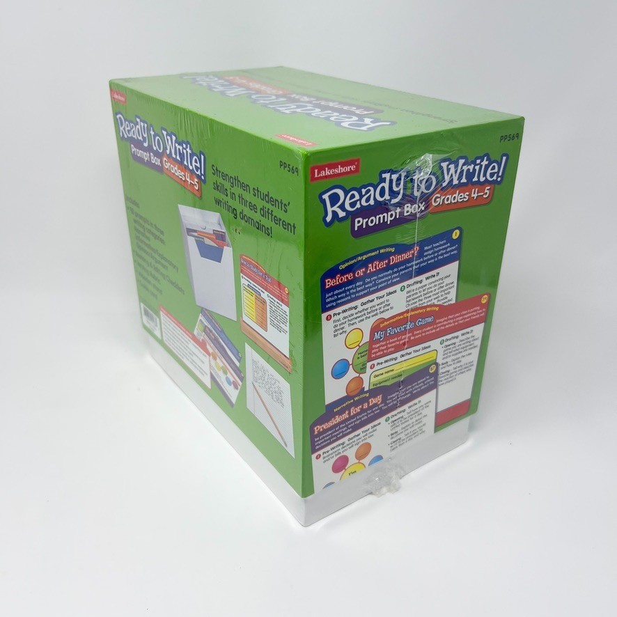 Lakeshore Ready to Write! Prompt Box Grades 4-5, Ages 8-11, PP569