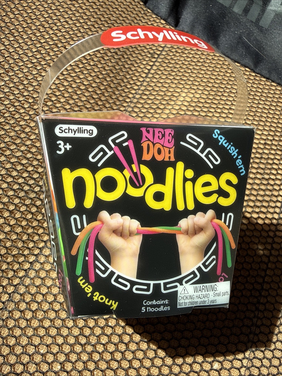 Nee Doh Schylling Noodlies Sensory Fidget Toy – 5 Colors – Authentic NeeDoh