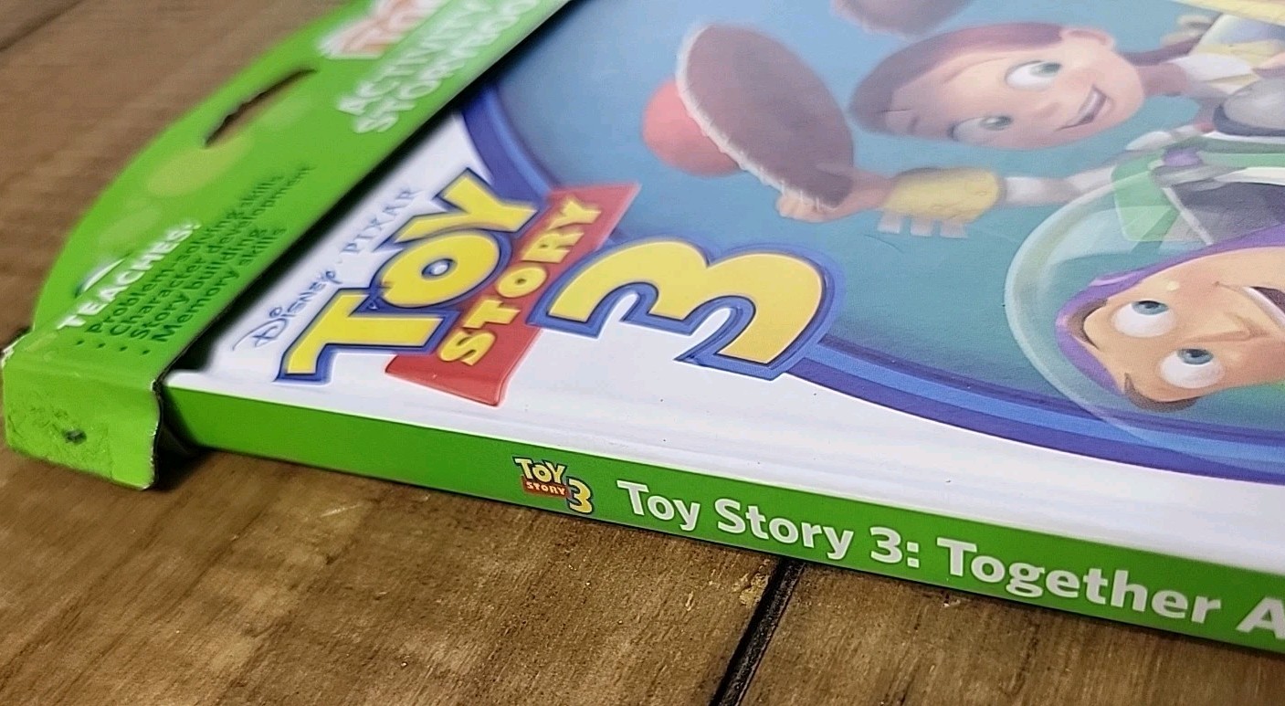 LeapFrog Tag Disney Pixar Toy Story 3 Together Again Activity StoryBook New