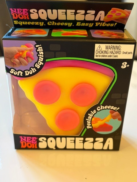 Schylling Nee Doh Squeeza Squeezy Cheesy Easy Vibes Pink NIB Sea1ed Authentic