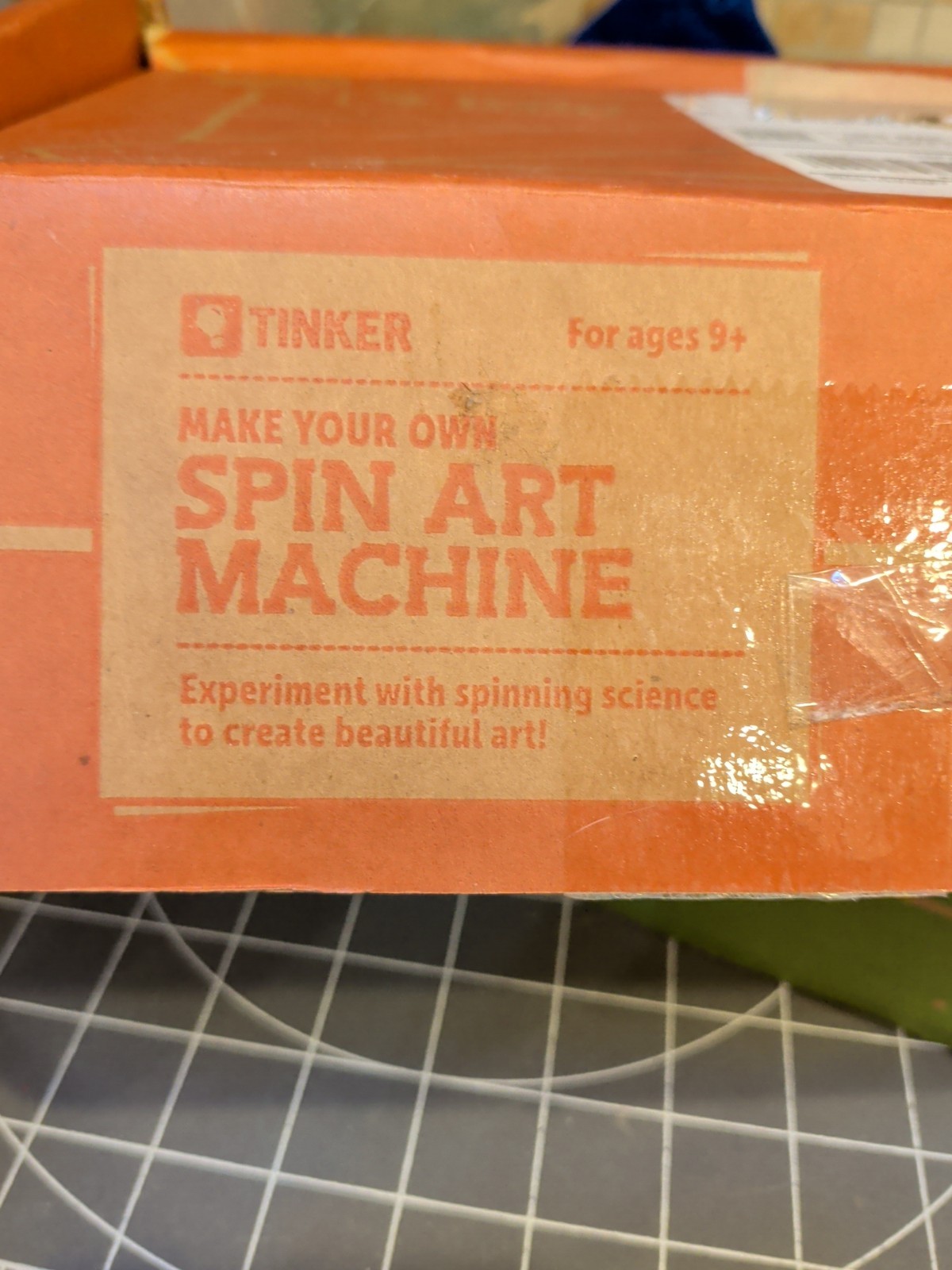 KiwiCo Tinker Crate Make Your Own SPIN ART MACHINE Stem Kit 9-14 CLASSROOM OPEN