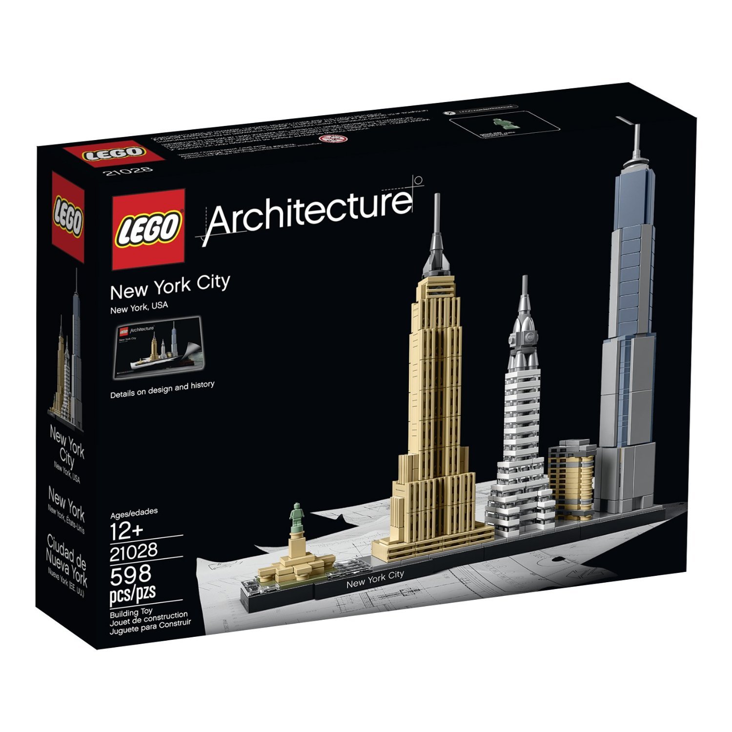 LEGO Architecture Sets 500-800pcs Free Shipping