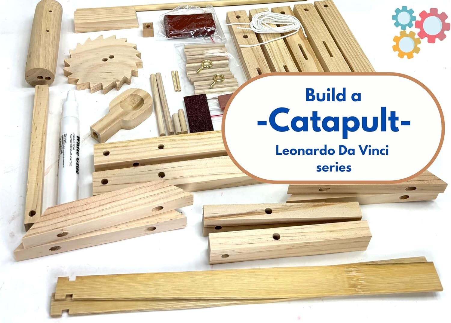 High Power Catapult Leonardo da Vinci Catapult Trebuchet Science Kids Age 12-14