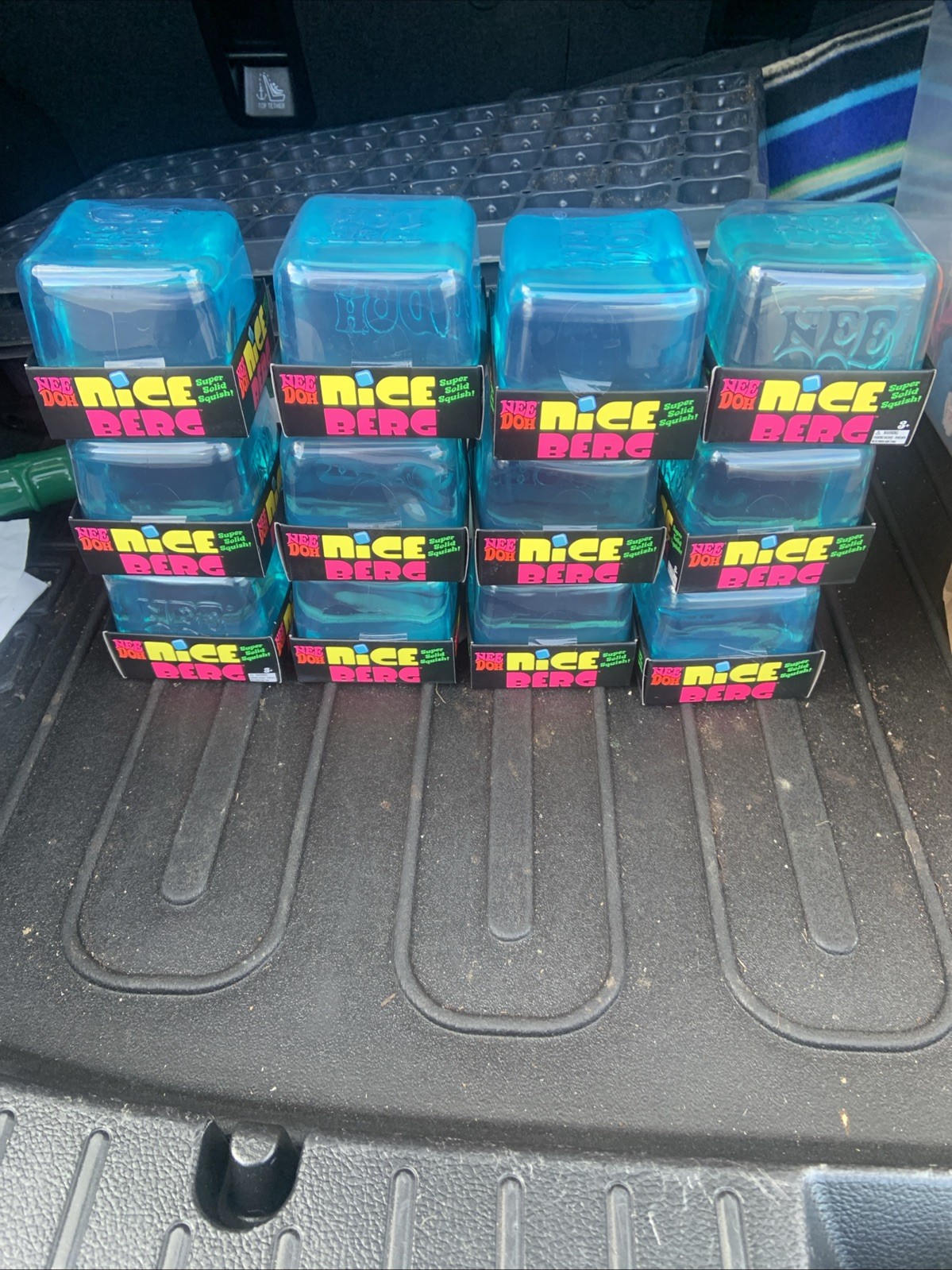 Schylling NeeDoh Nee Doh Lot of 12 Nice Berg Super Solid Squish XL 🧊