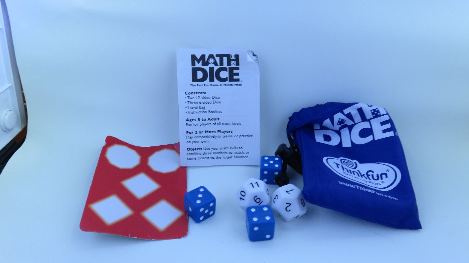 ThinkFun Math Dice Fun Game that Teaches Mental Math Skills to Kids Age 8 and Up
