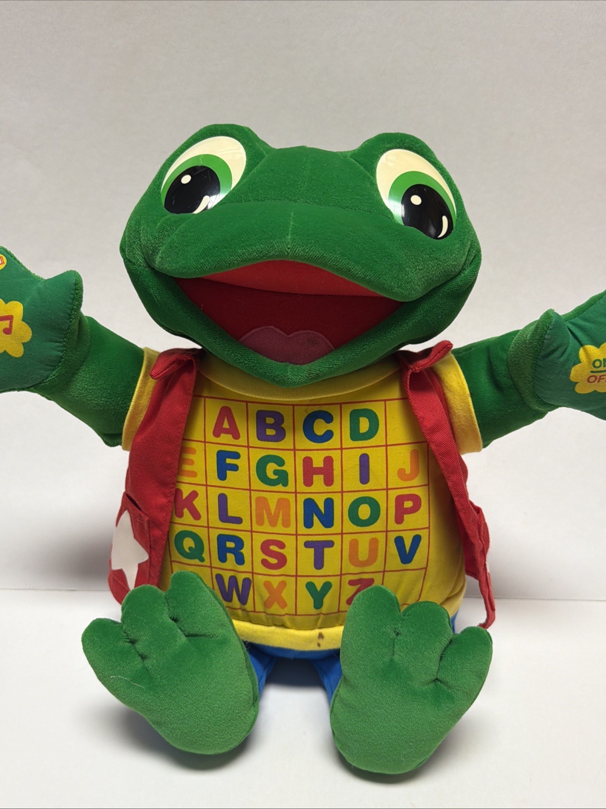 2000 Vintage”Leap Frog Sing & Read Little Leap interactive 18” Plush WORKS VGC