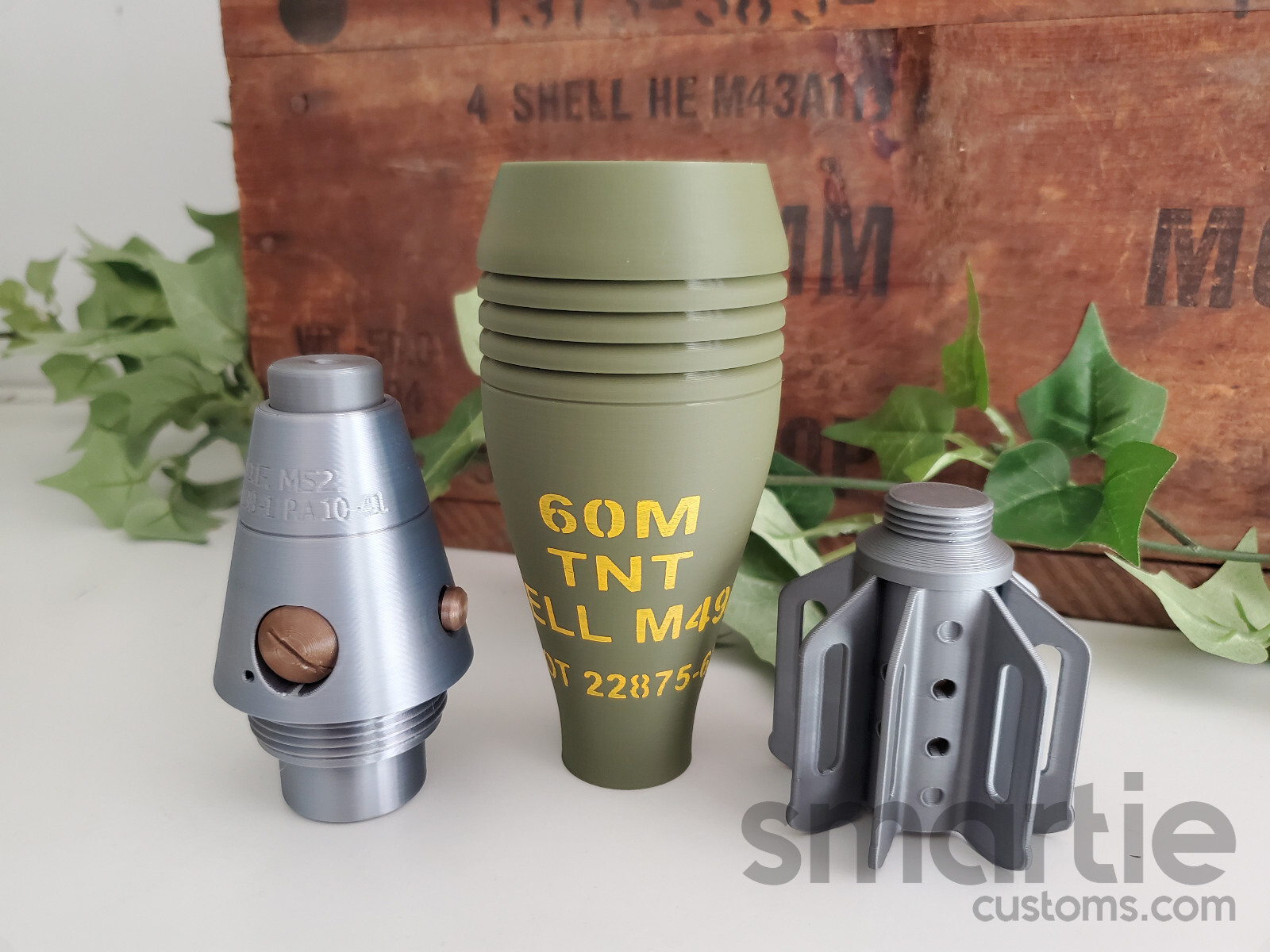 DUMMY M49 WW2 Era 60mm Mortar – Fake Prop Costume Cosplay Toy Plastic Replica